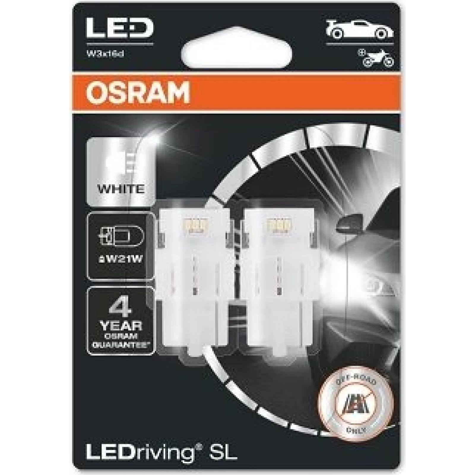 OSRAM Glühlampe, Tagfahr-/Positionsleuchte 7505DWP-2BL