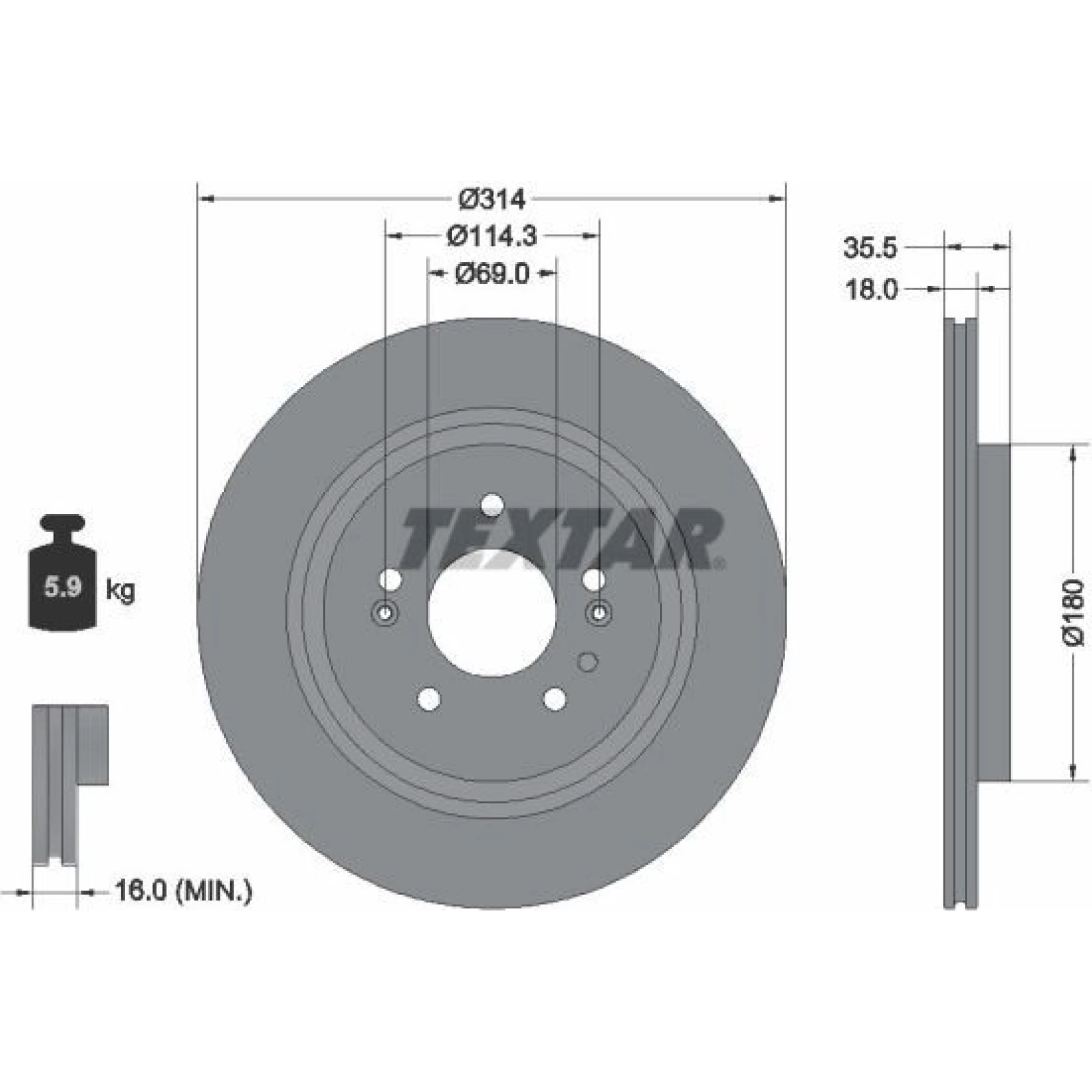 Bremsscheibe 92347503