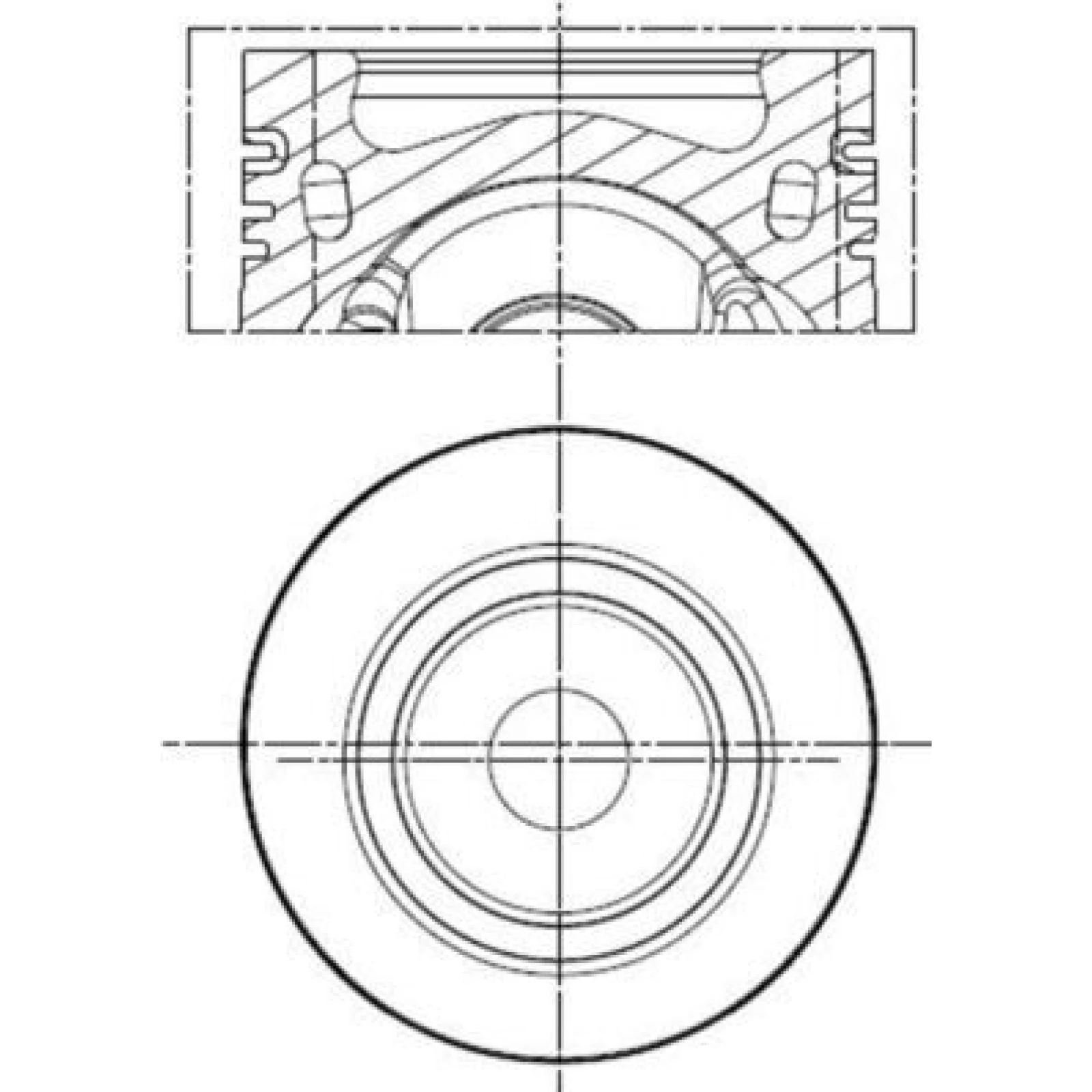 MAHLE Kolben 028 PI 00154 000