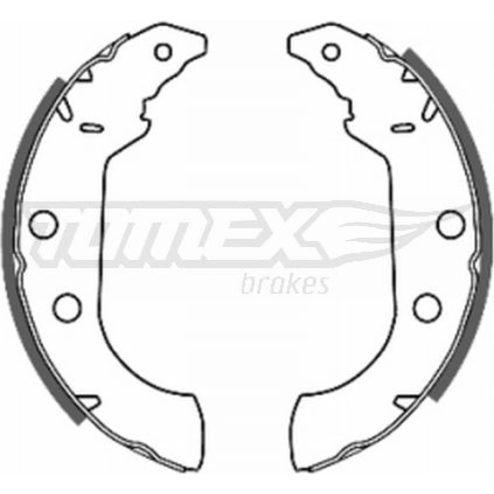 TOMEX brakes Bremsbackensatz TX 20-67