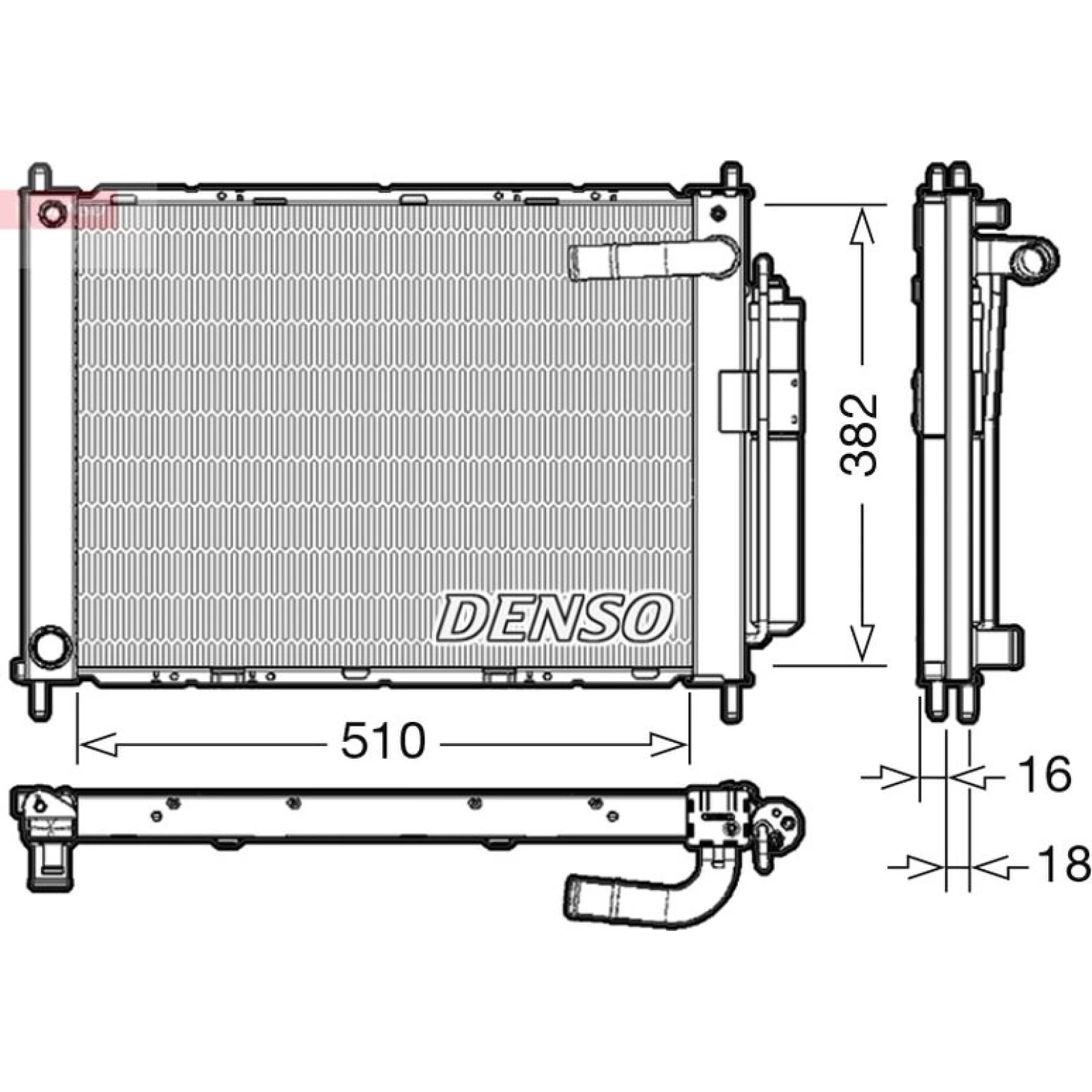 DENSO Motorkühler DRM46101