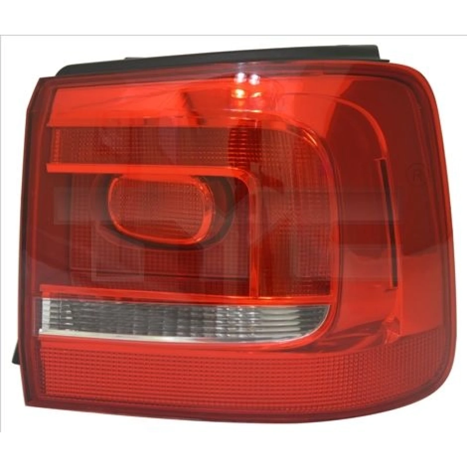 Heckleuchte L O K-PLATTE ROT/WEISS 7279,658,1