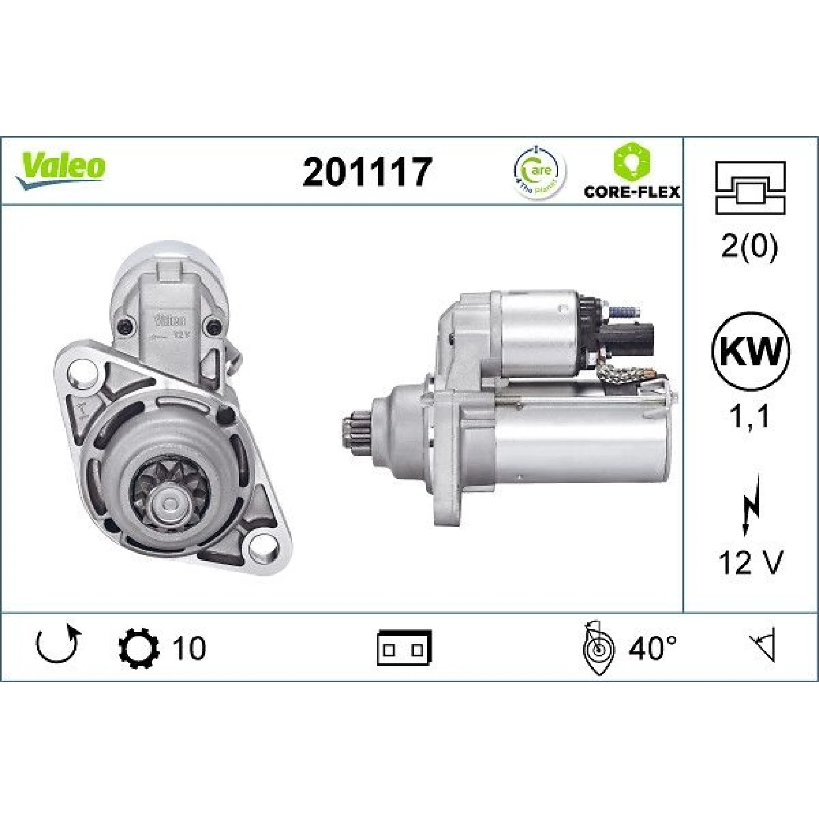 VALEO Anlasser 201117