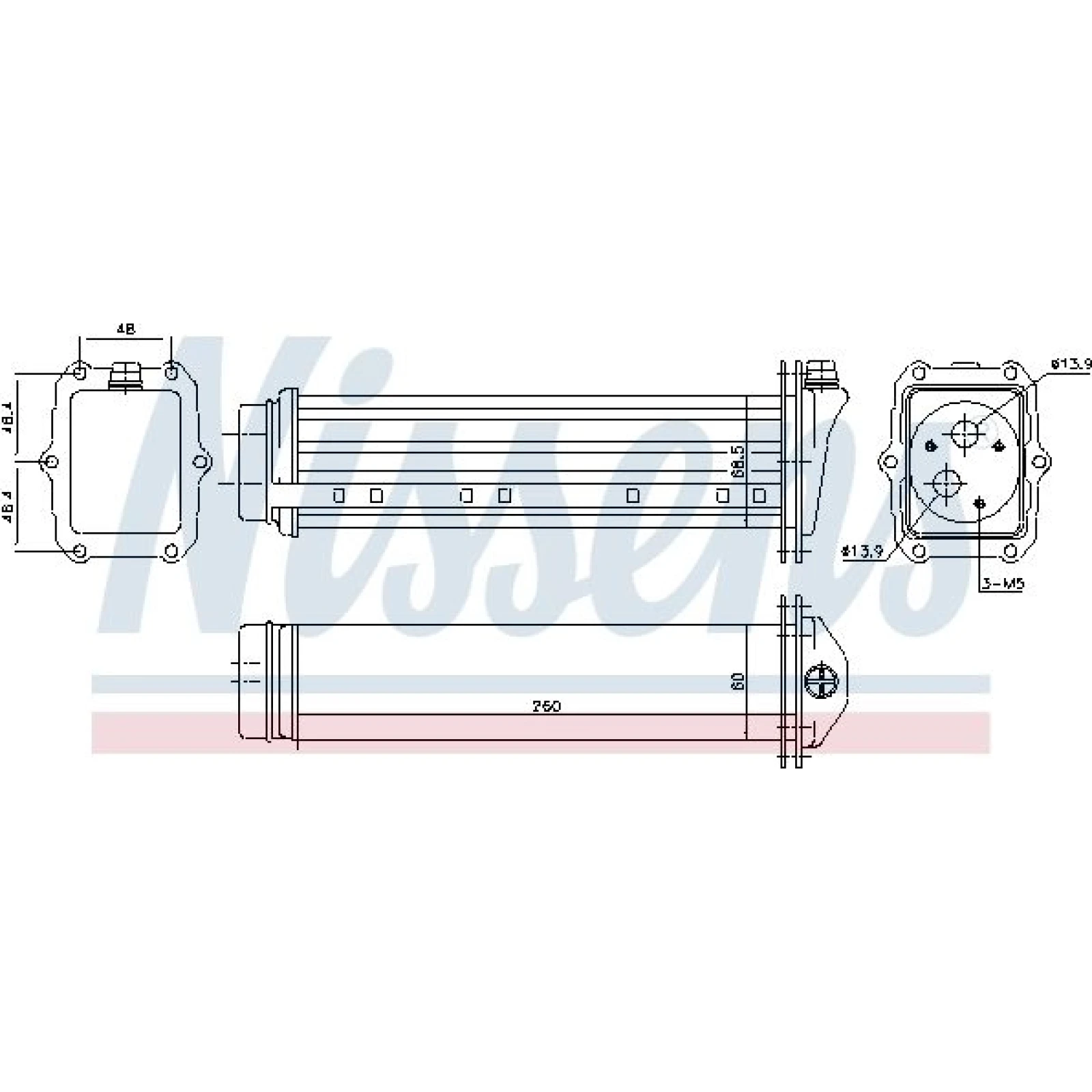Ladeluftkühler PKW 96432
