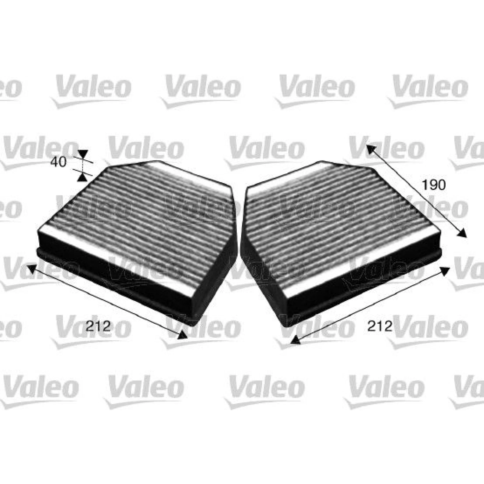 Innenraumfilter Db R129 Sl350-600 Mit Aktivkohle 2 Stk 715621