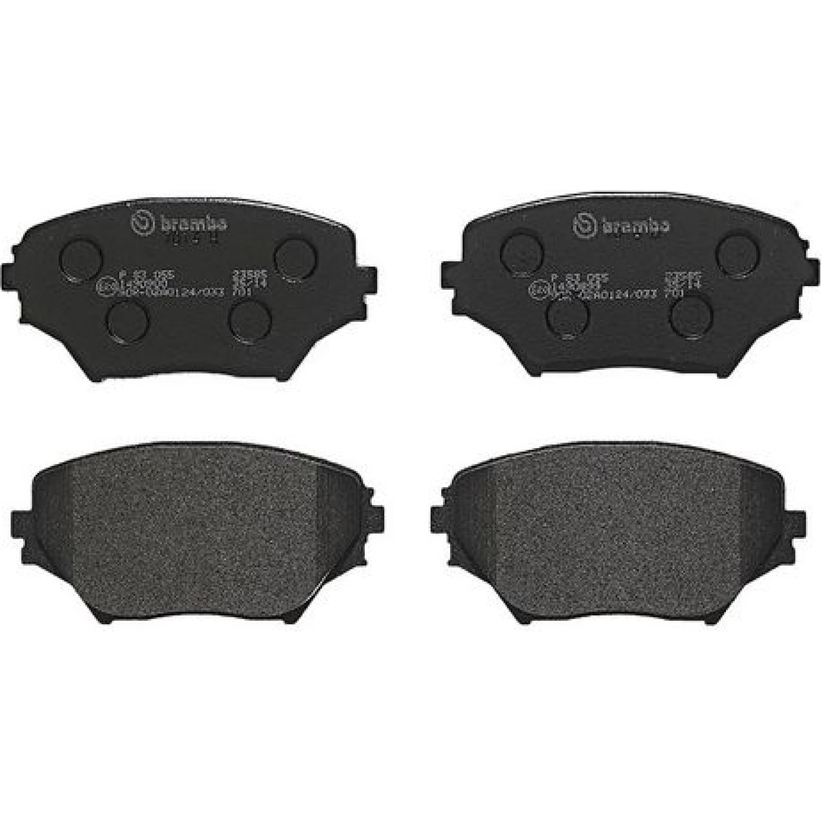 BREMBO Bremsklötze VA P 83 055