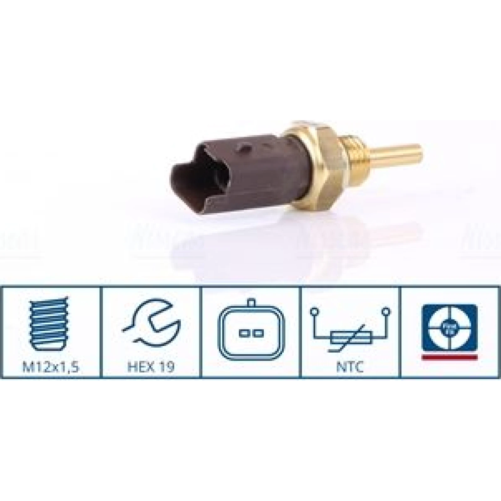 NISSENS Sensor, Kühlmitteltemperatur 207034