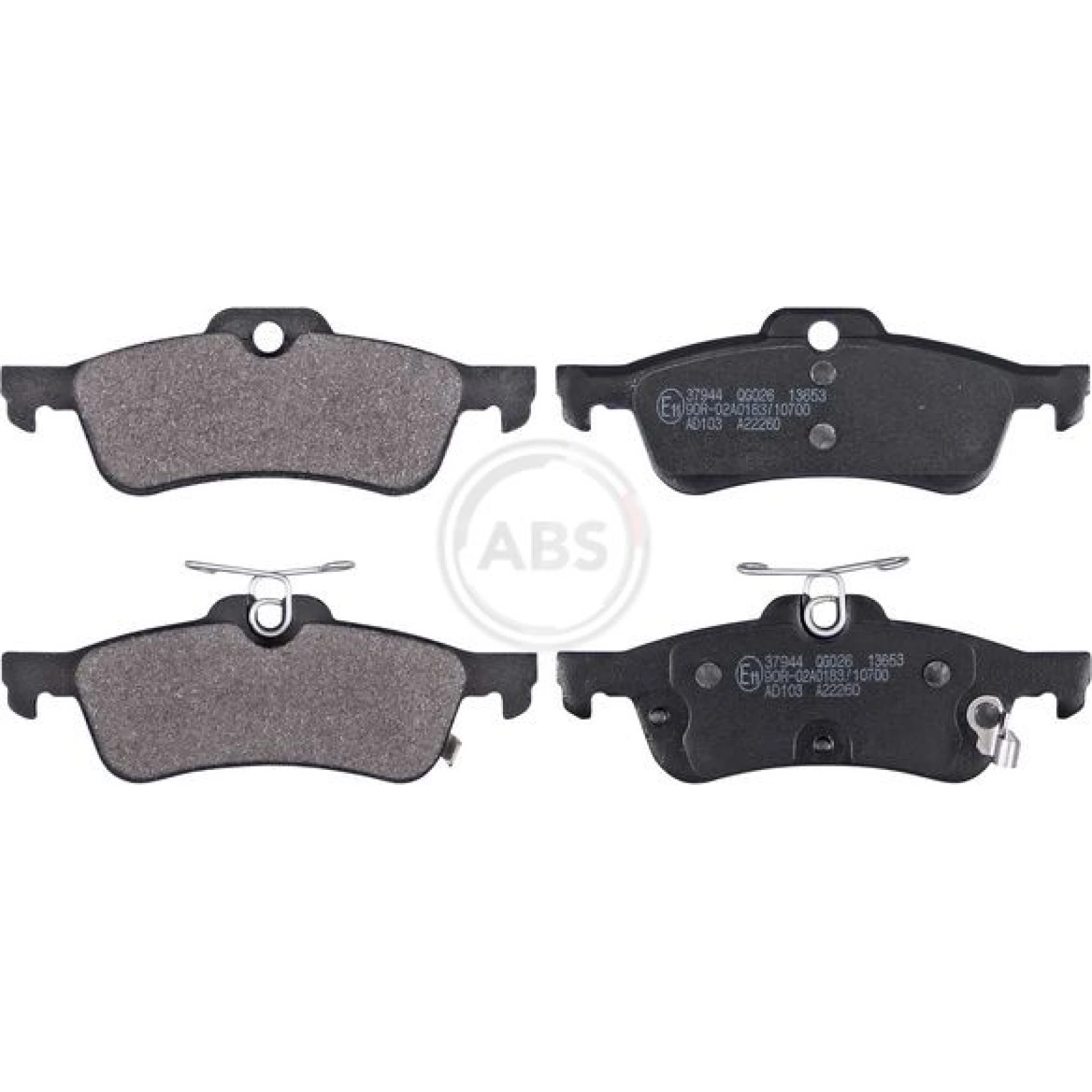 A.B.S. Bremsbeläge 37944