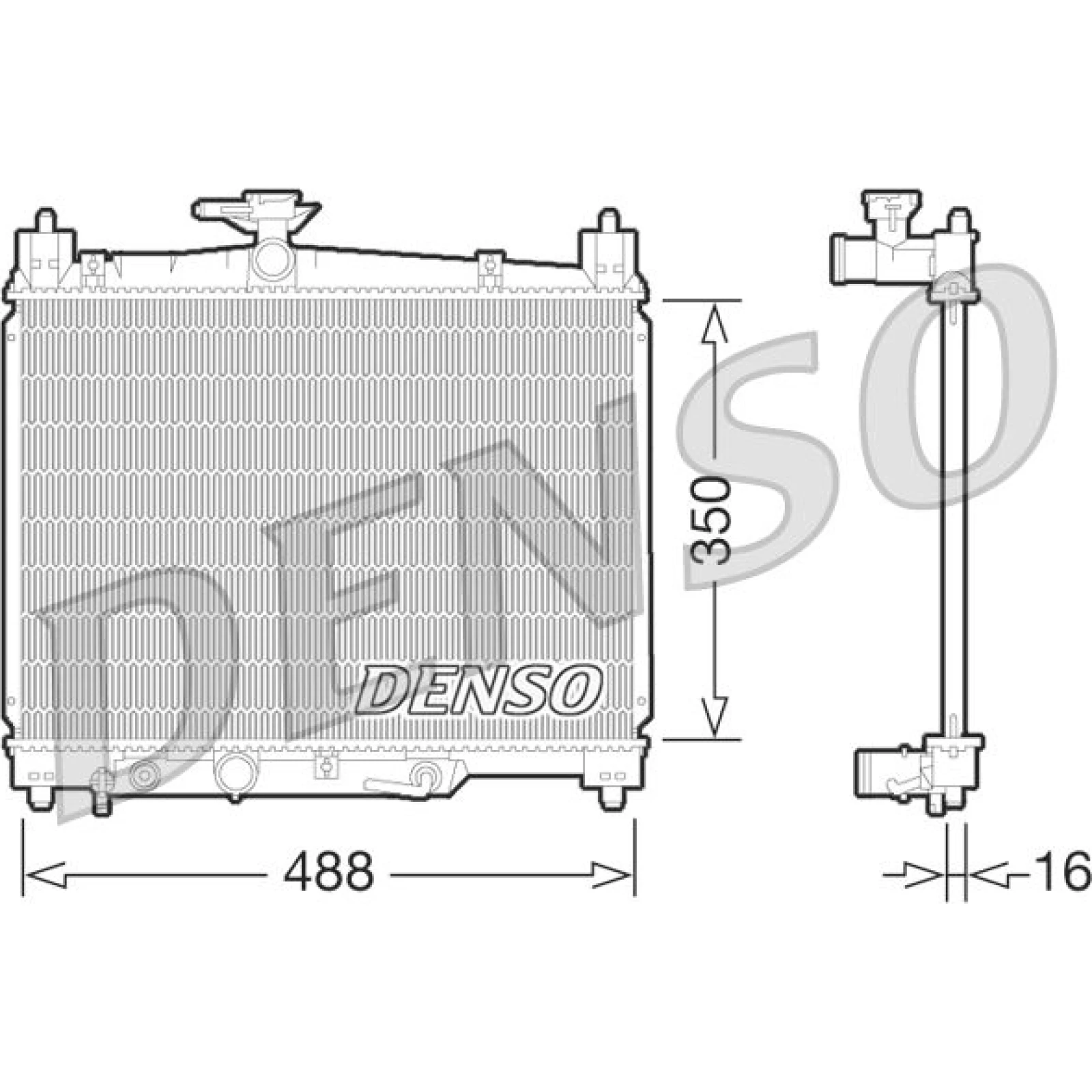 DENSO Klimaanlagenkühler DCN46012