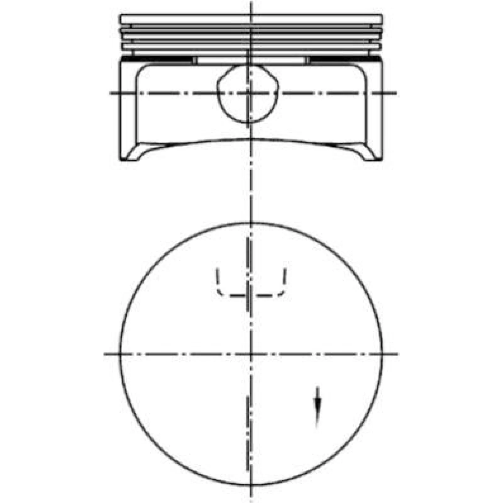 Kolben 99741601
