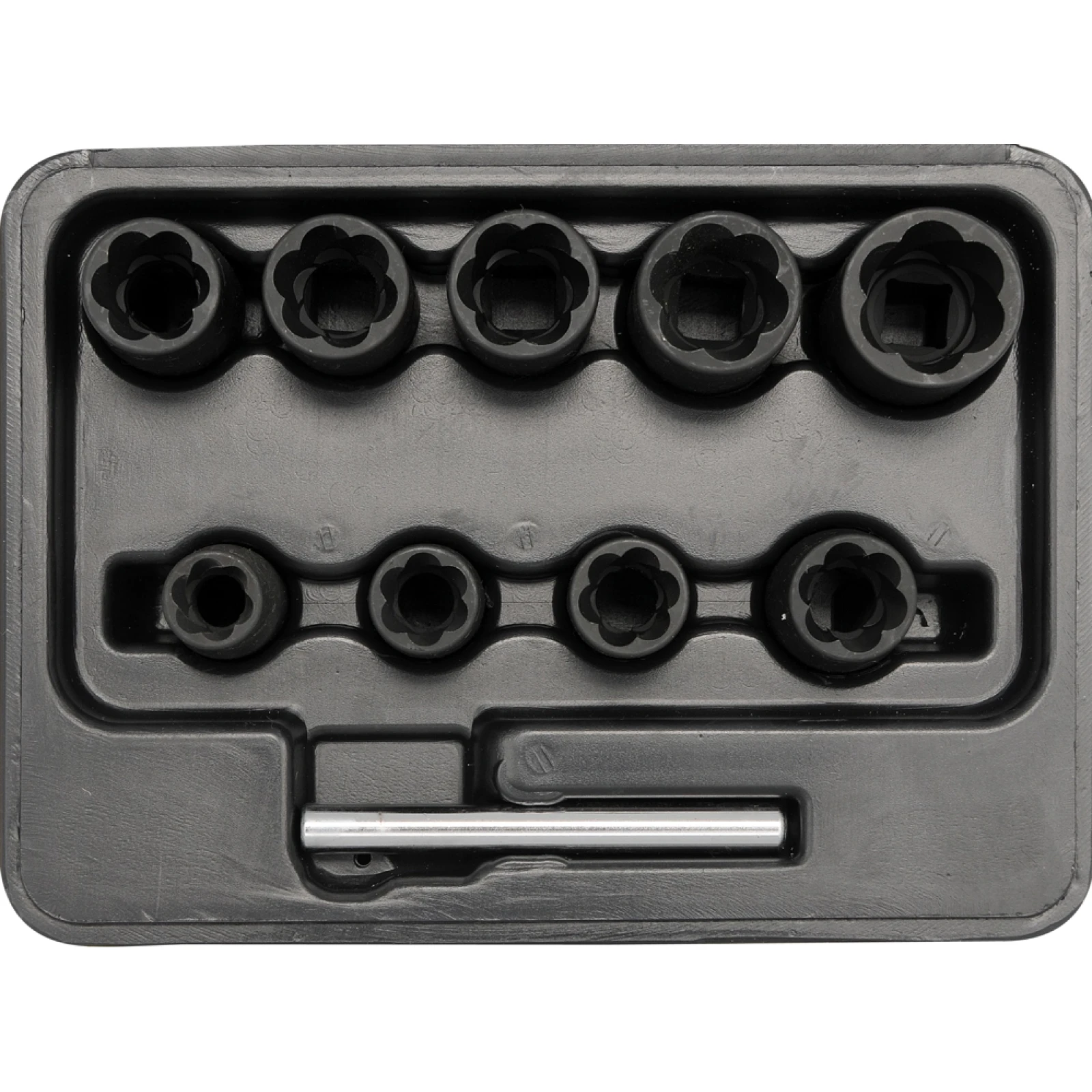 YATO YT-0603 Spezialausdreheinsatz-Set 10-teilig. 3 / 8