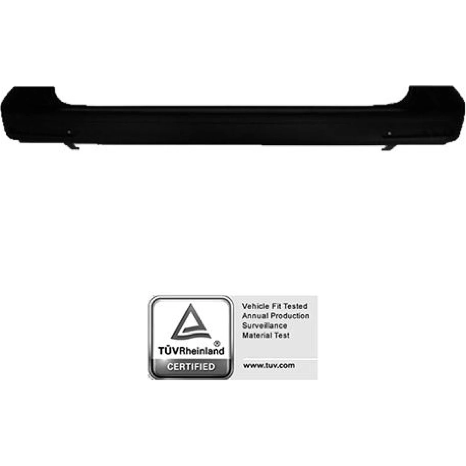 Stoßstange hinten dunkelgrau ohne Parksensoren Premium Quality, passend für VW Transporter T5, 2003–2009 7297,353,5