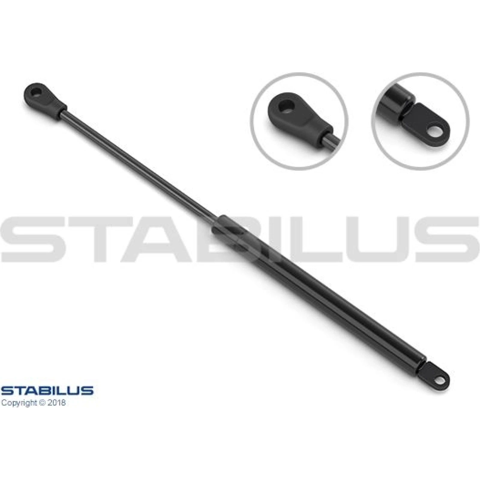 Gasfeder, Vorne L 255.5 600N 8722BX