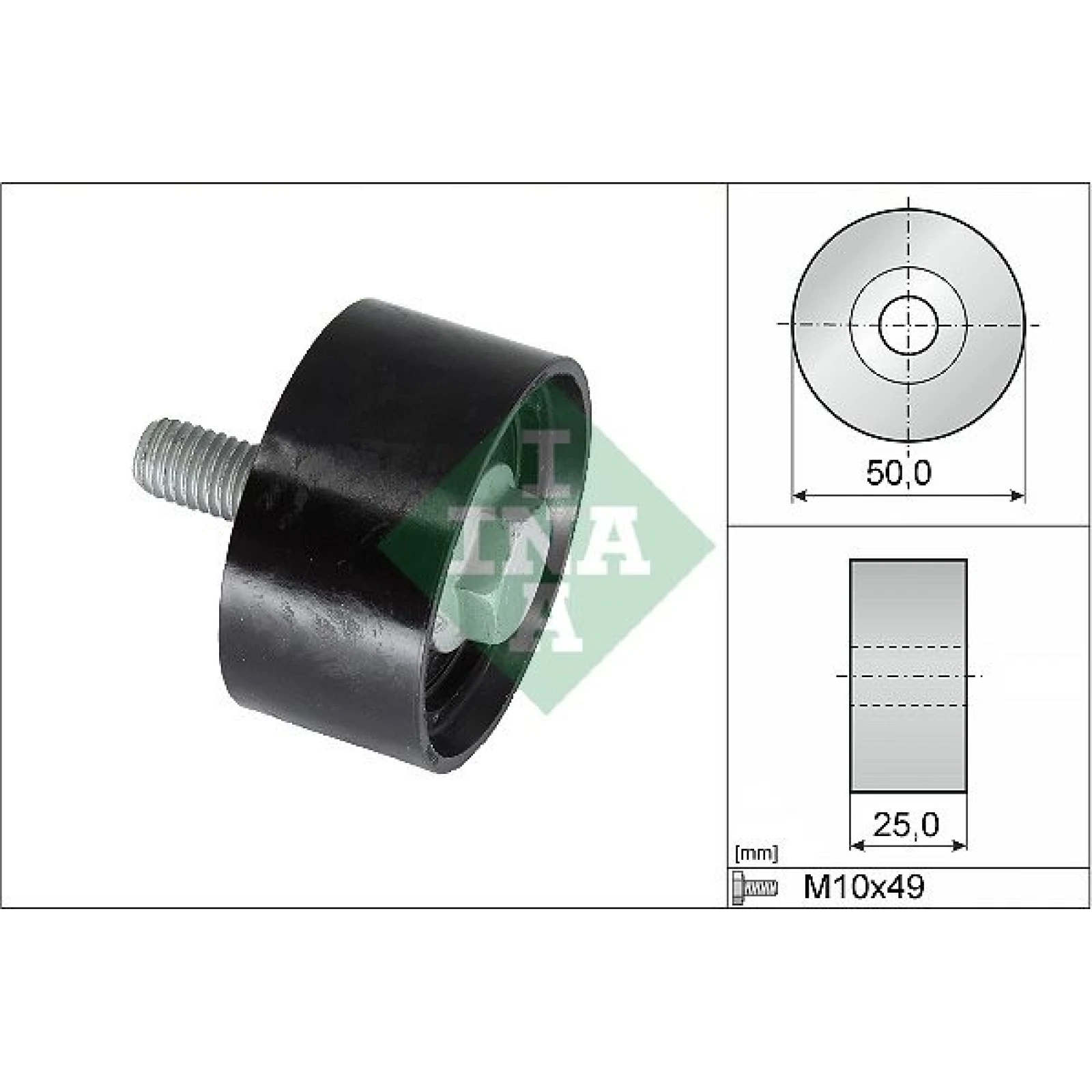 Umlenk-/Führungsrolle, Zahnriemen 532 0899 10