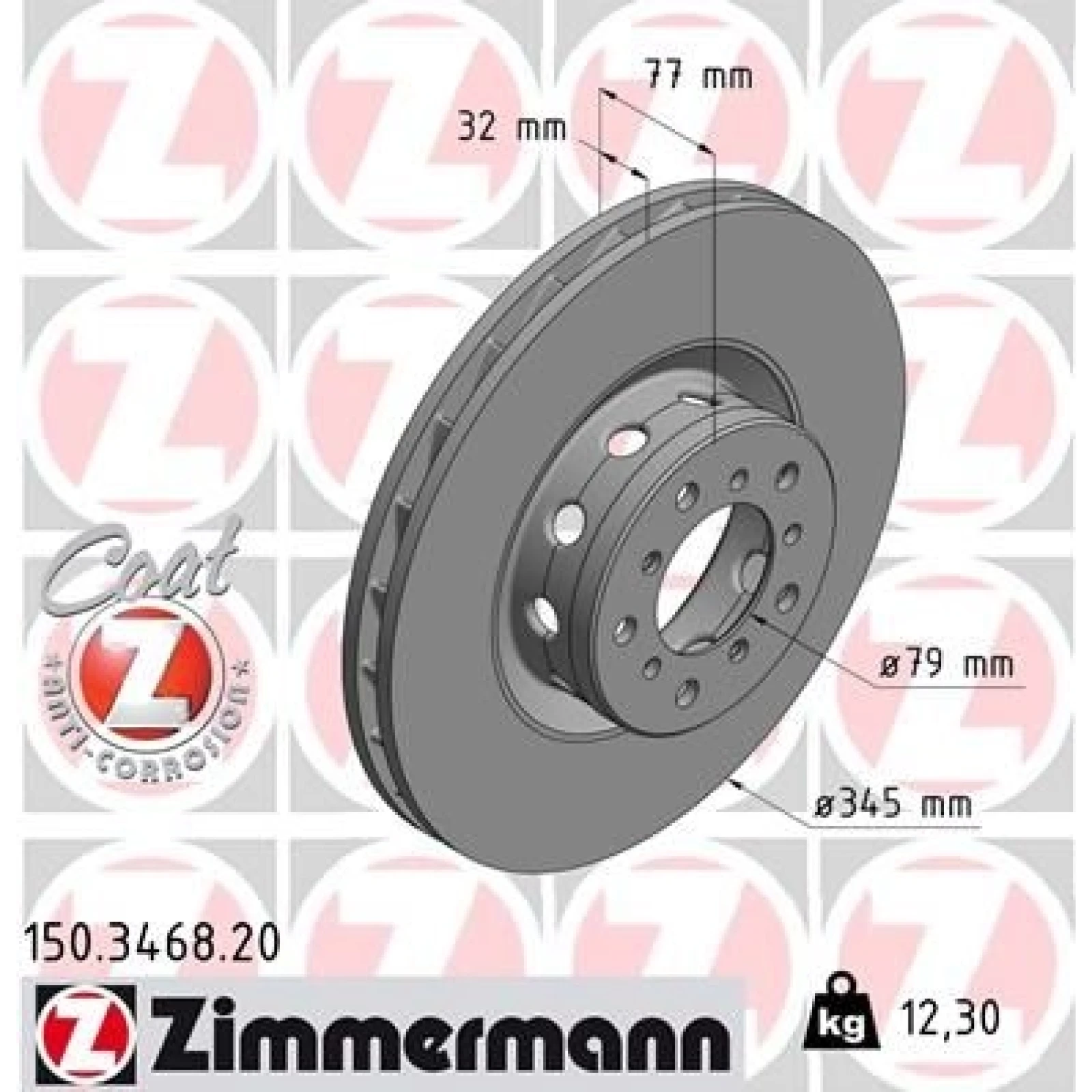 11 481 085 Bremsscheibe 150.3468.20
