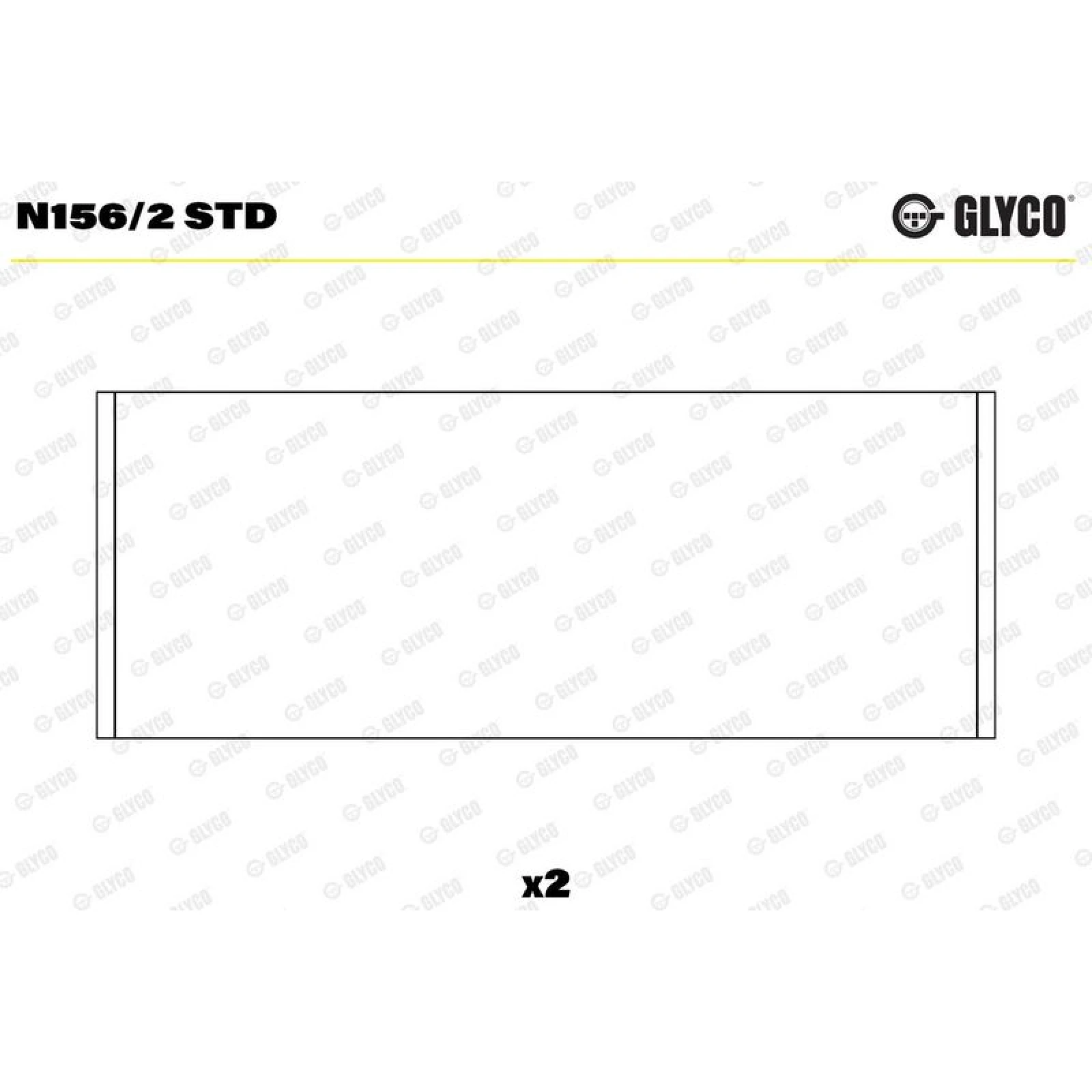 GLYCO Nockenwellenlager N156/2 STD