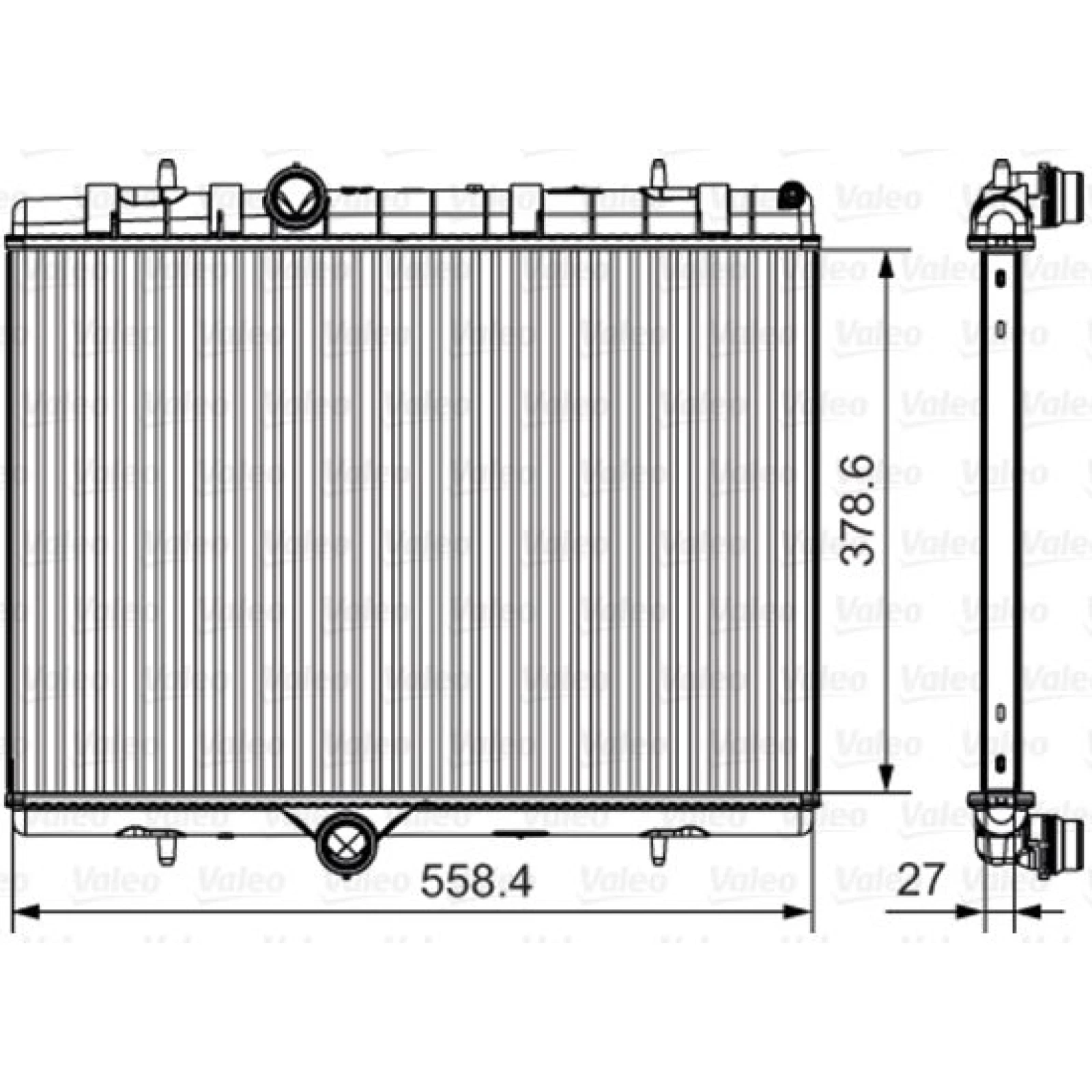 Kühler, Motorkühlung 735630