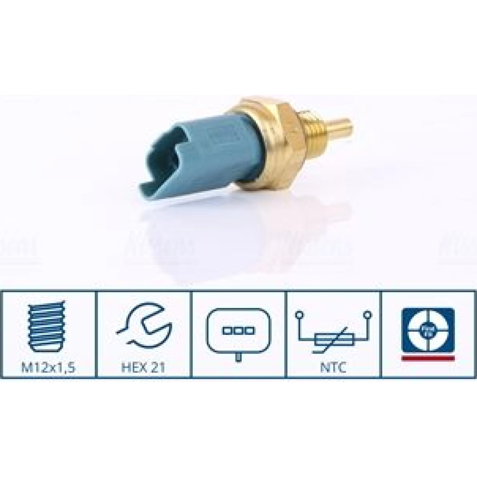 NISSENS Sensor, Kühlmitteltemperatur 207033