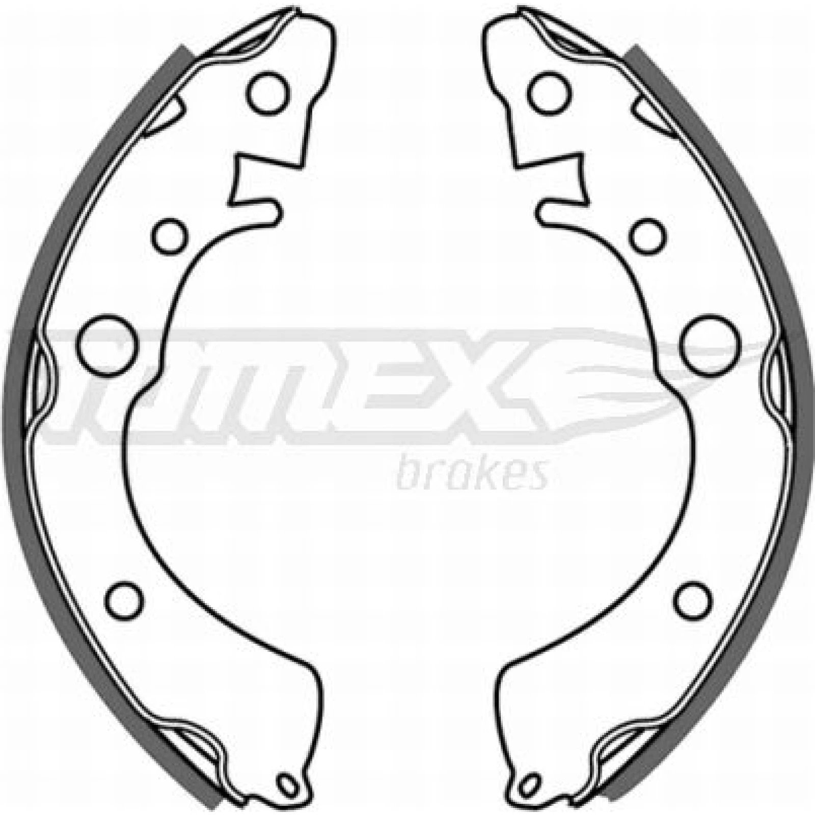 TOMEX brakes Bremsbackensatz TX 21-35