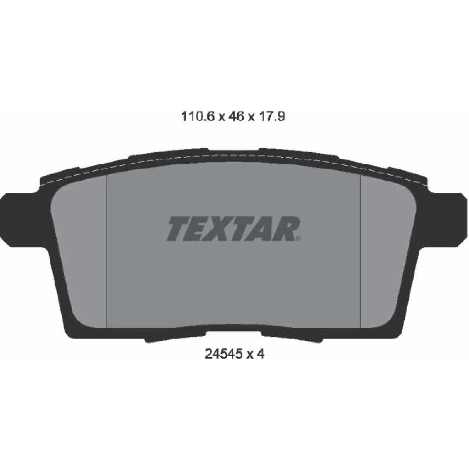 Bremsbelagsatz Mazda T. Cx-7/Cx-9 07 2454501