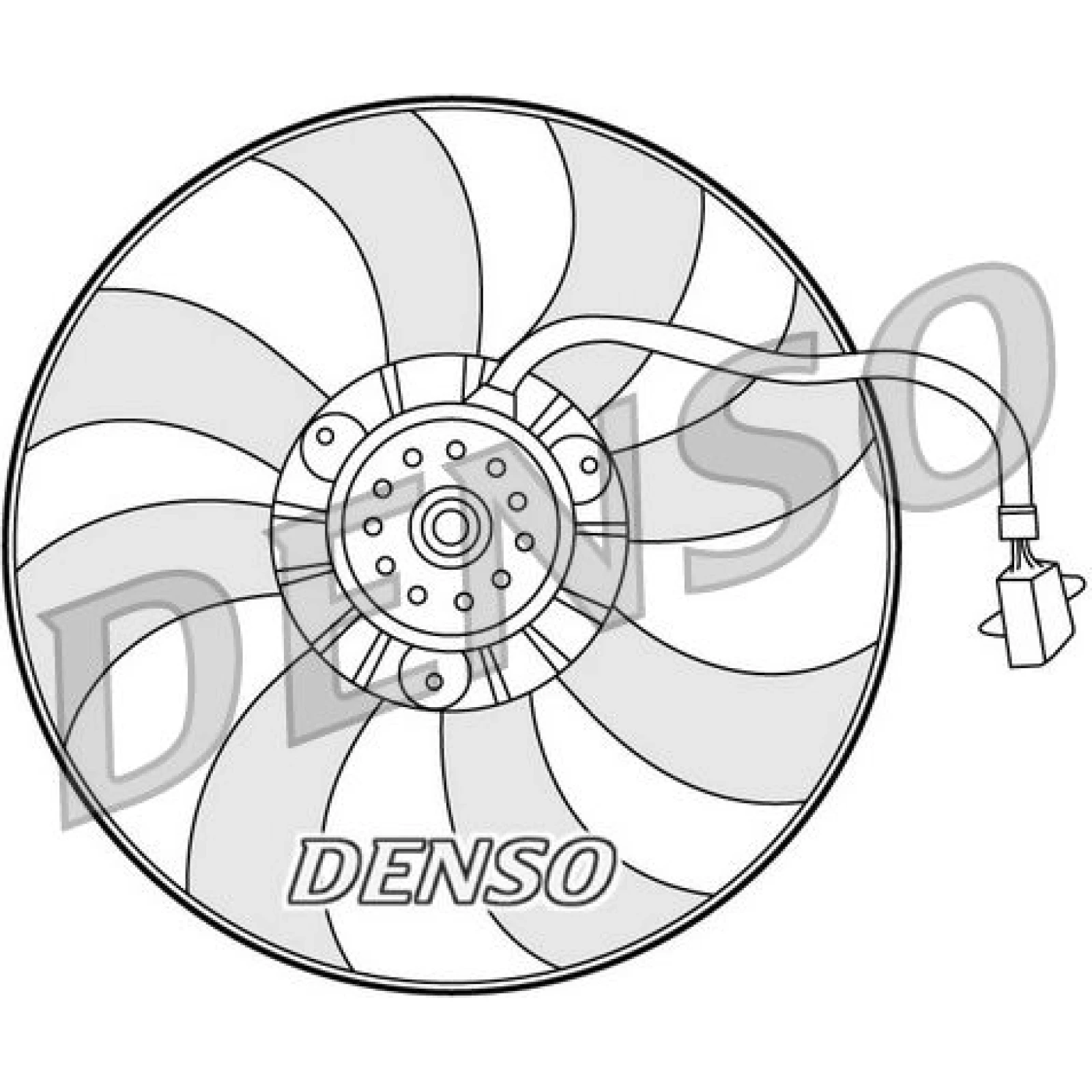 DENSO Kühlerlüfter DER32007