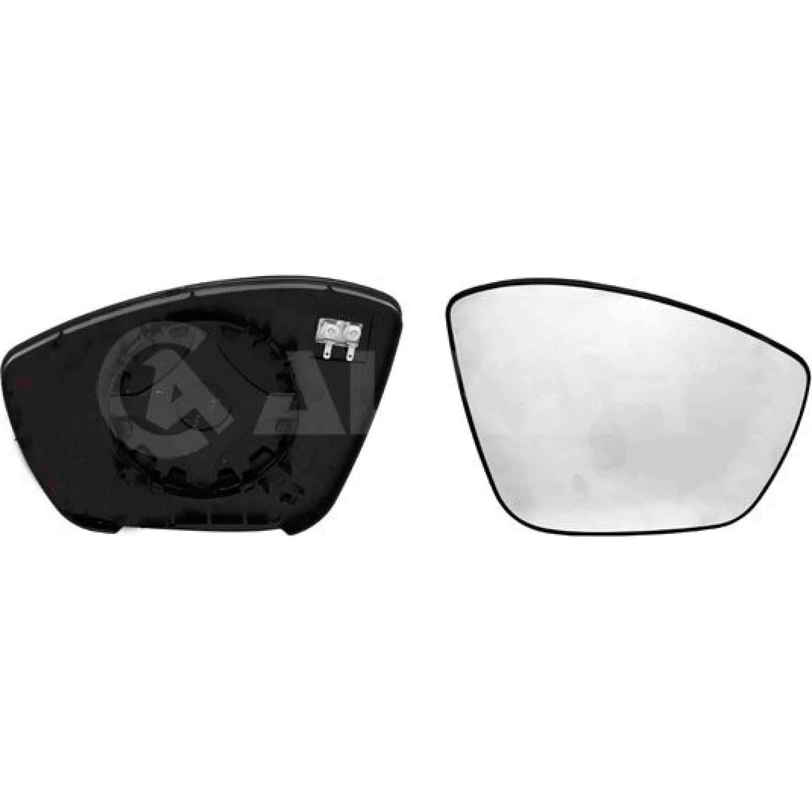 Alkar Außenspiegelglas 6435881