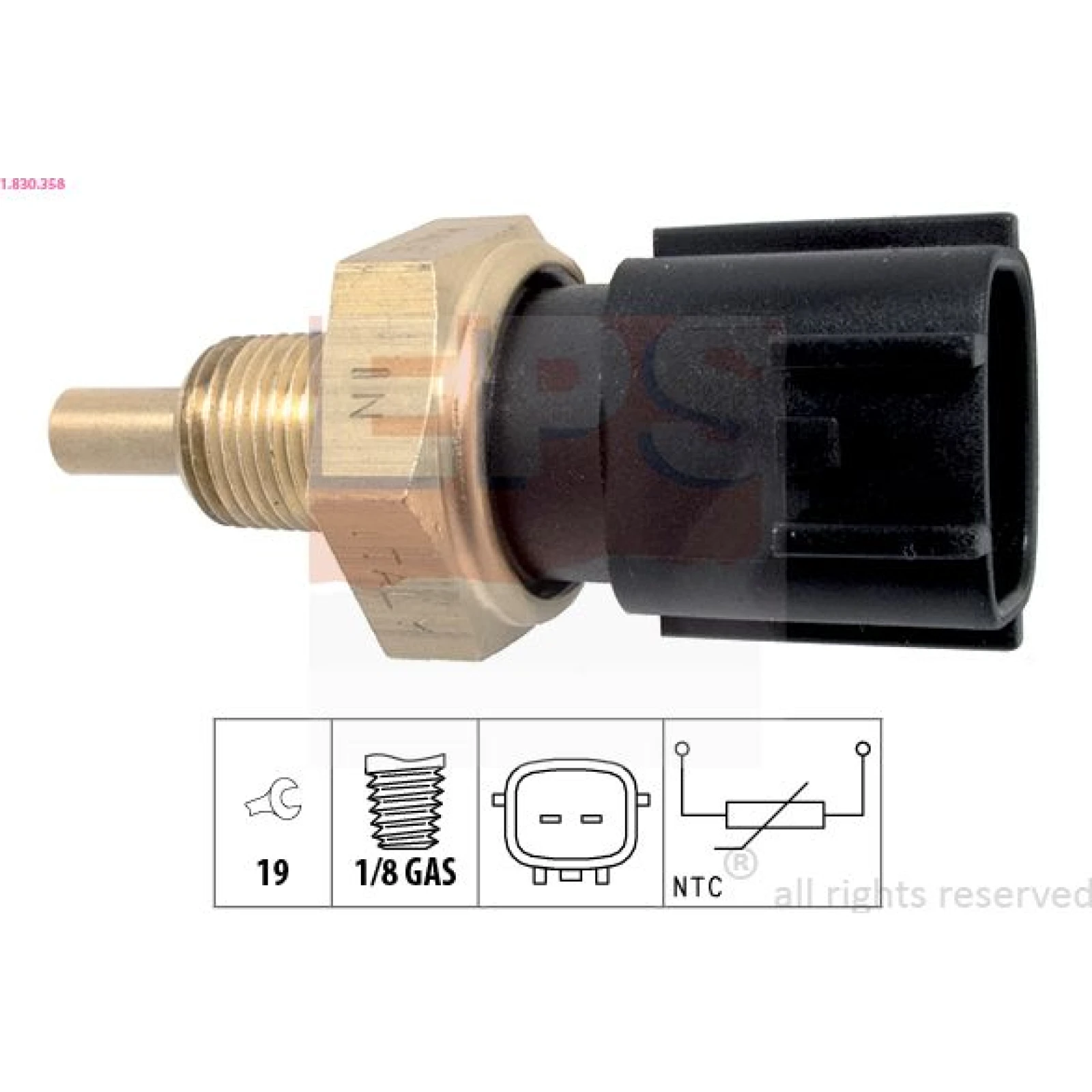 EPS Temperatursensor 1.830.358
