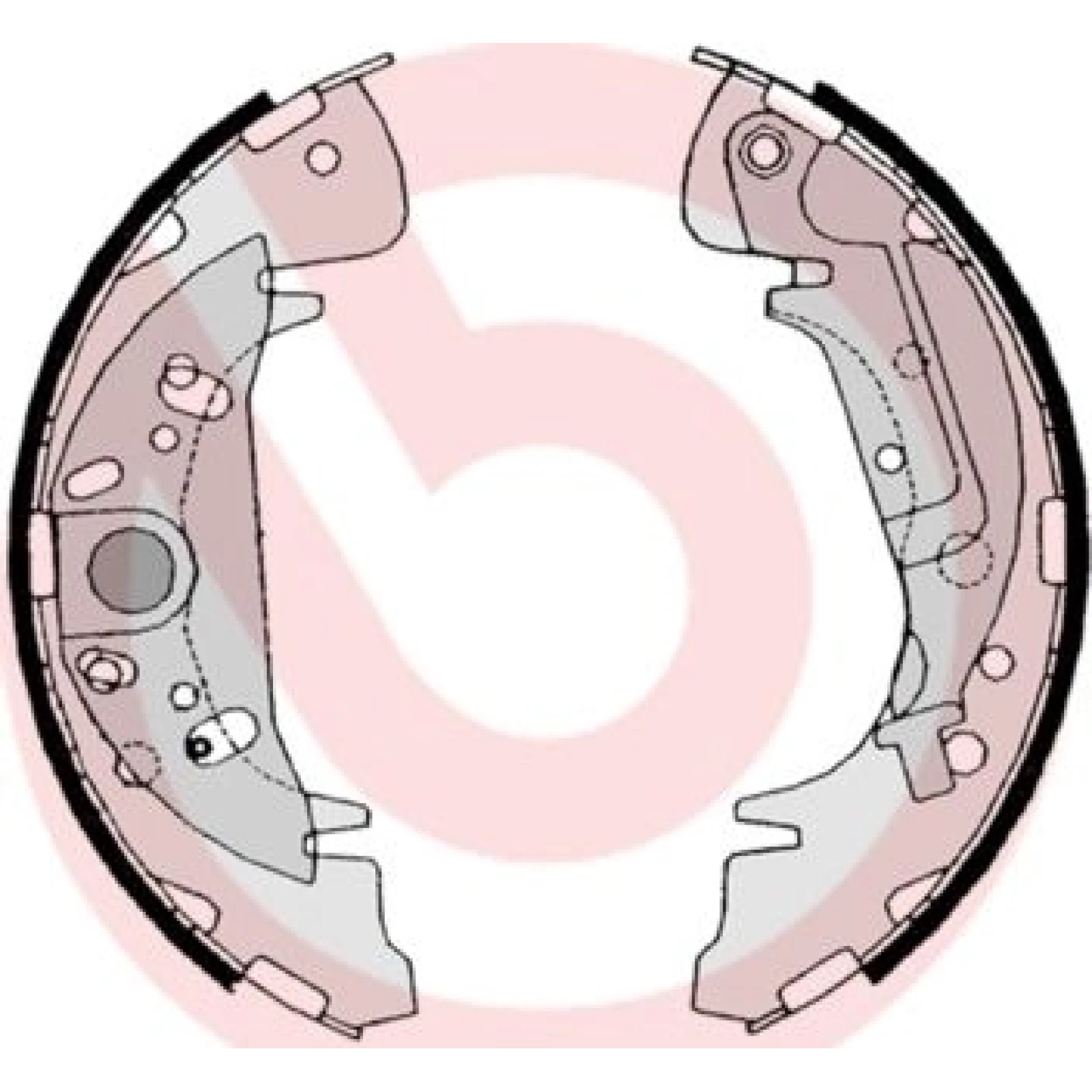 BREMBO Bremsbackensatz S 11 504