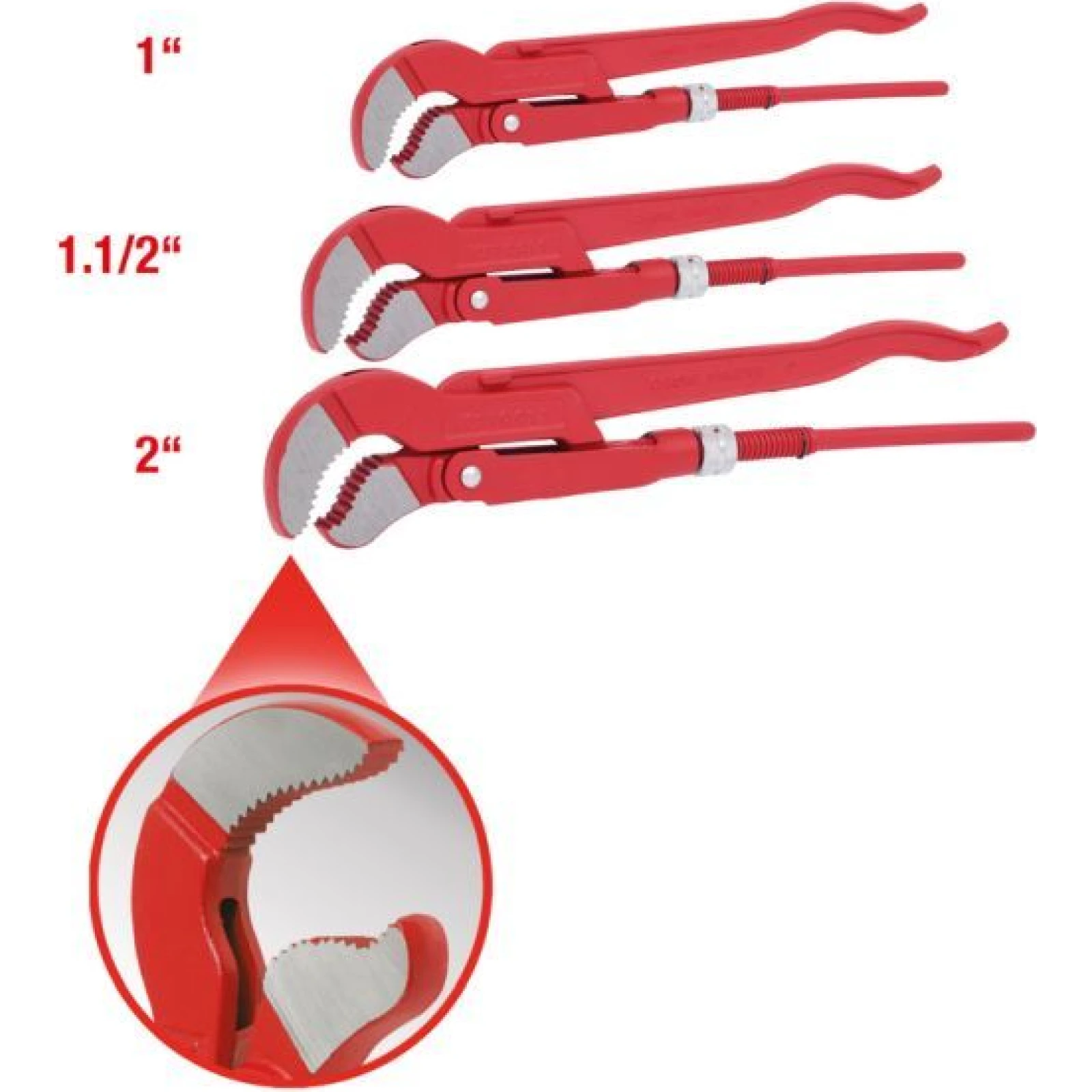 KS TOOLS Satz Eckschlüssel, 3-teilig 113.2100