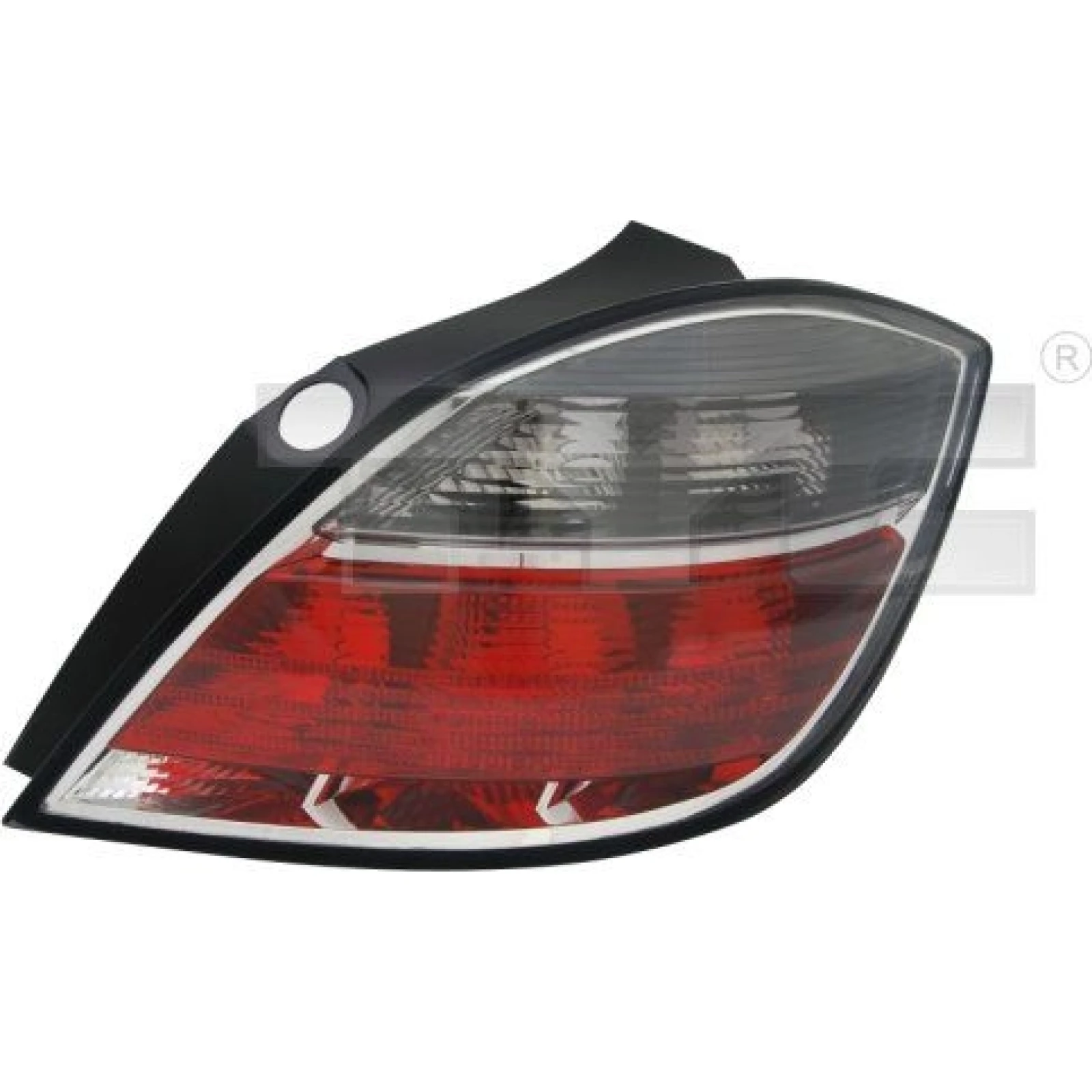 Heckleuchte L O K-PLATTE GRAU/ROT 50520715
