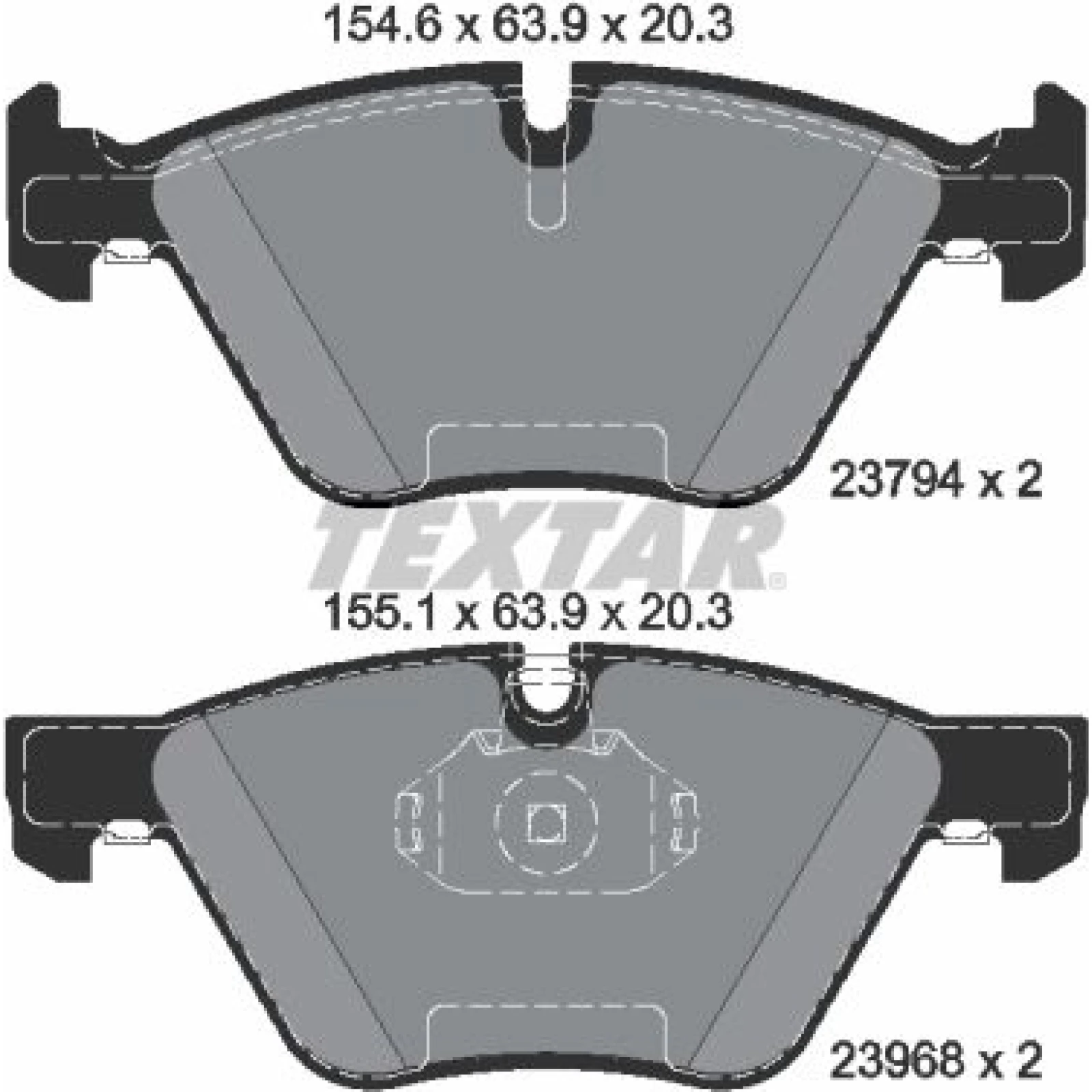 Bremsbelagsatz Bmw S. E90/E91 05- 318-330/E89 Z4 09 2379401