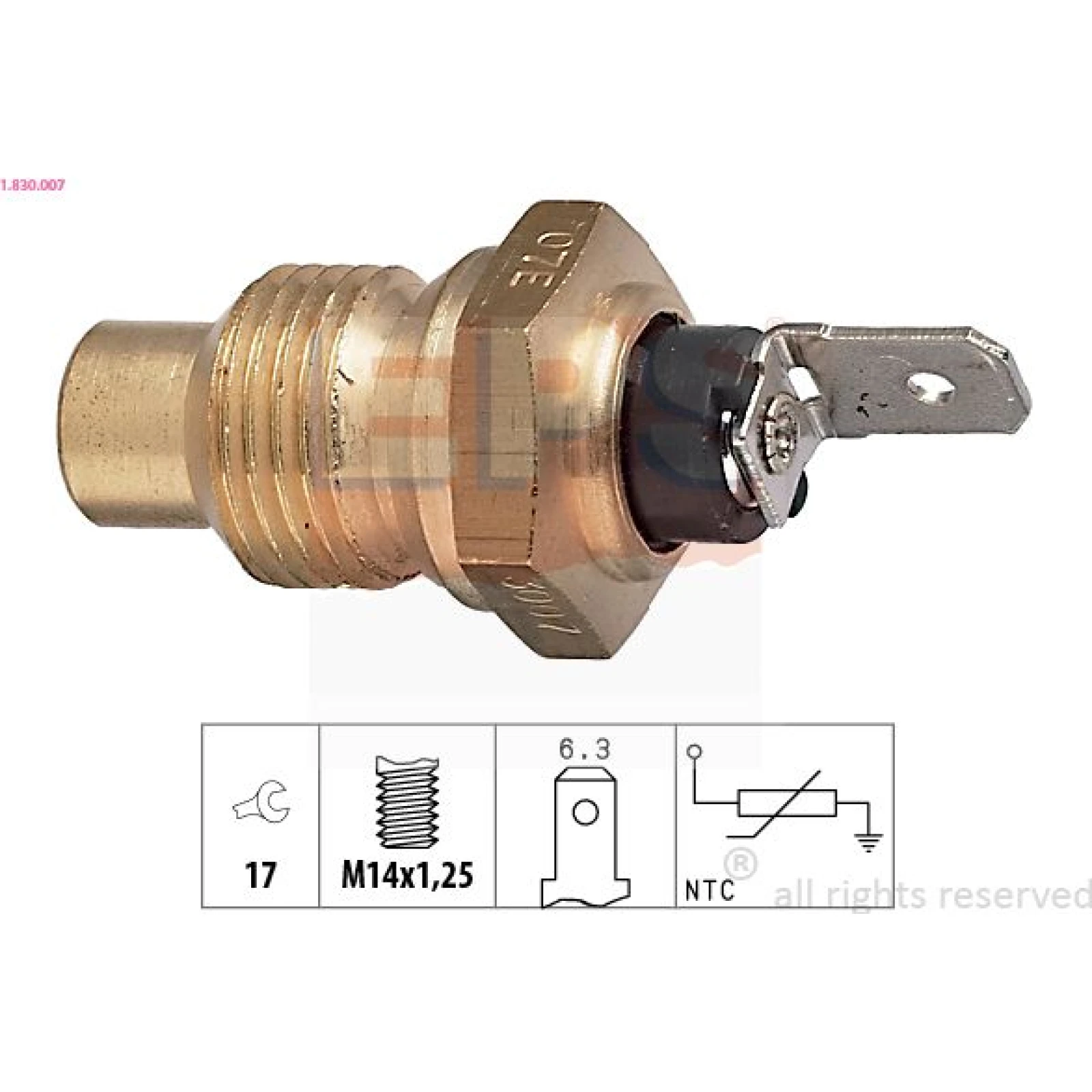 EPS Temperatursensor 1.830.007