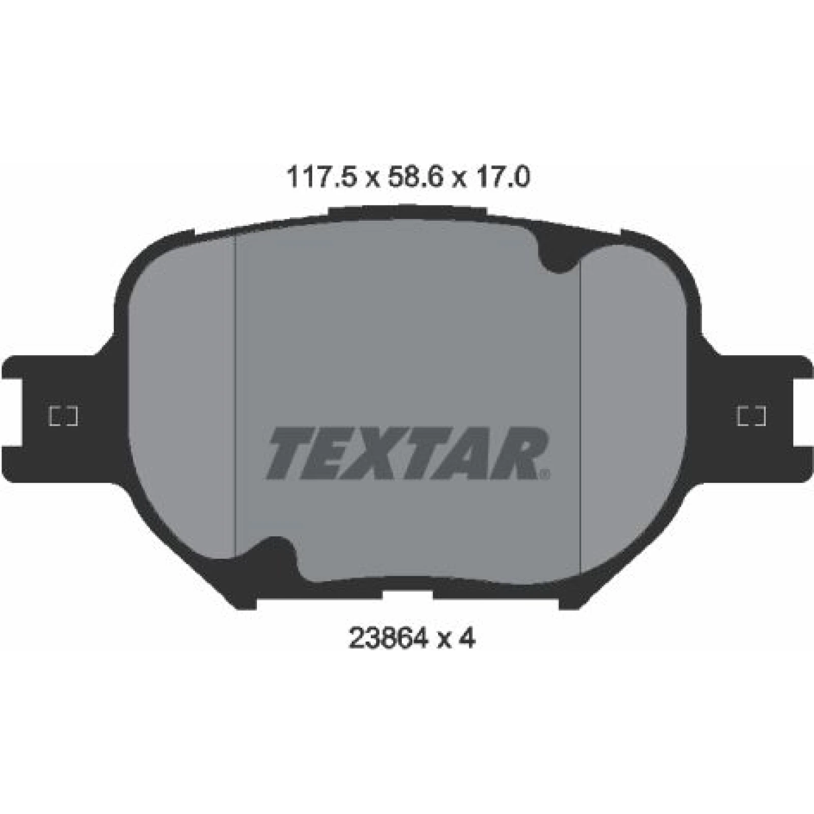 Bremsbelagsatz Toyota P. Corolla Verso 02-/Celica 2386401