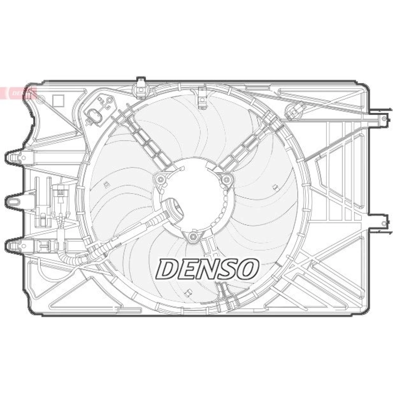 DENSO Kühlerlüfter DER09070