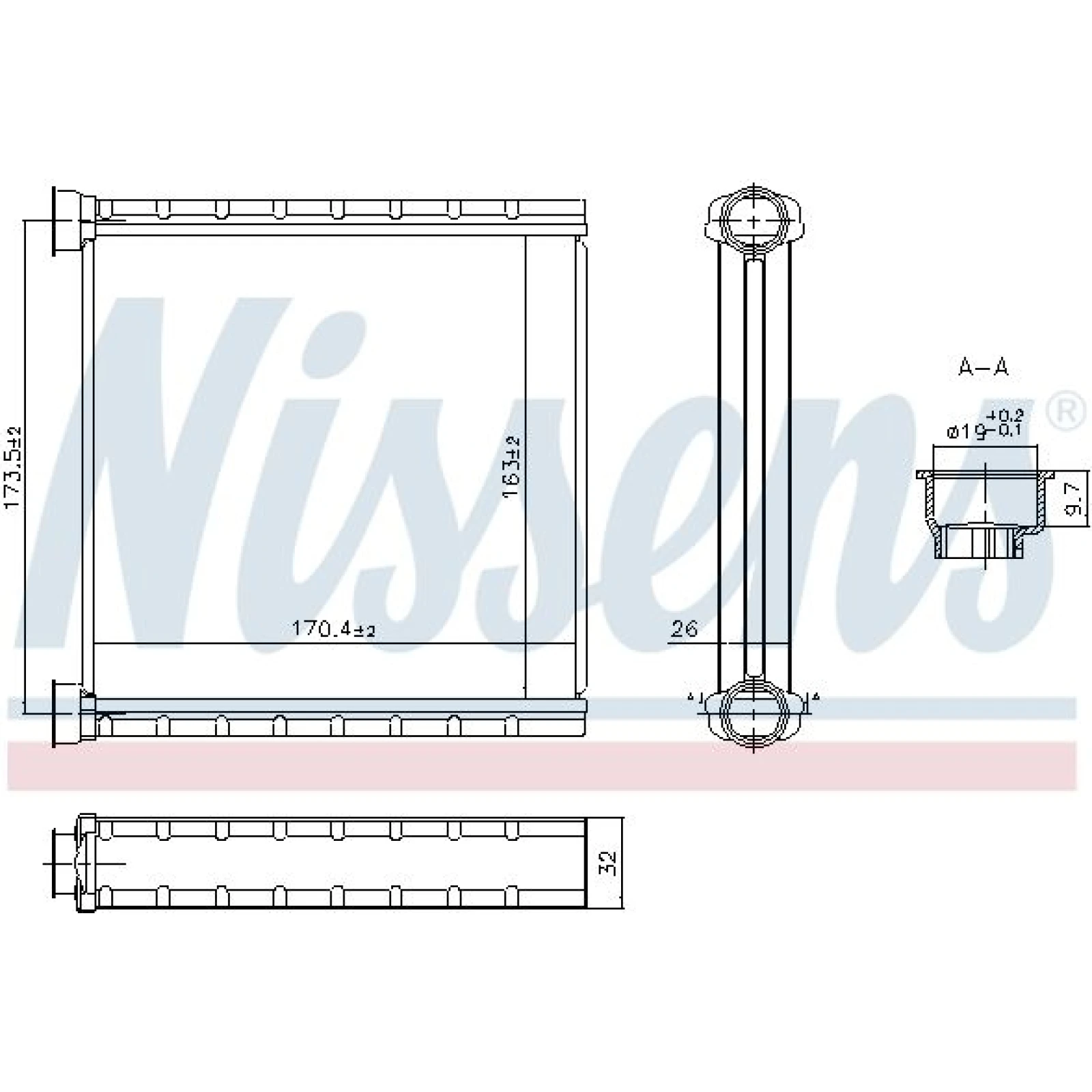 Heizkühler PKW 707278