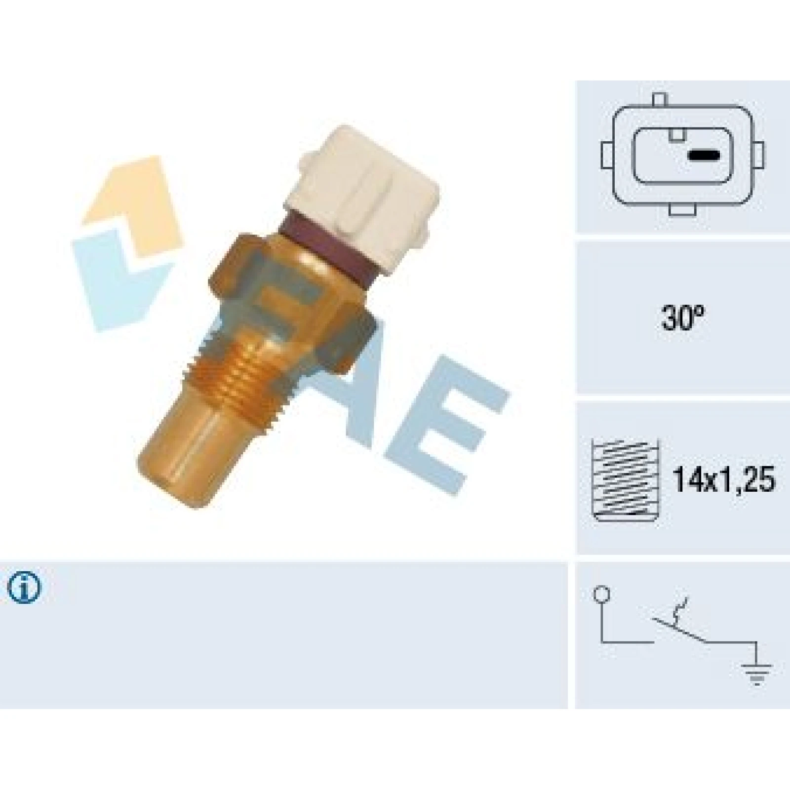 FAE Temperaturschalter, Kühlmittelwarnlampe 35295
