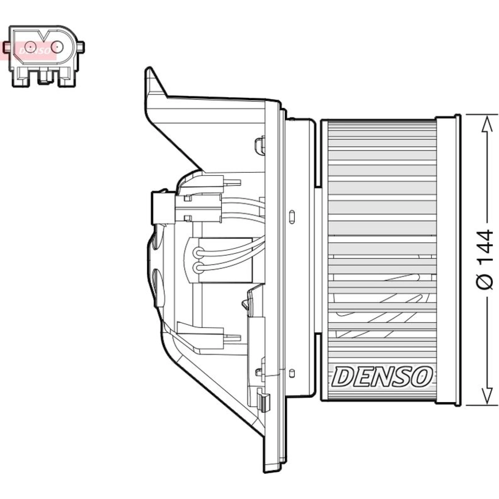 DENSO Innenraumgebläse DEA05005