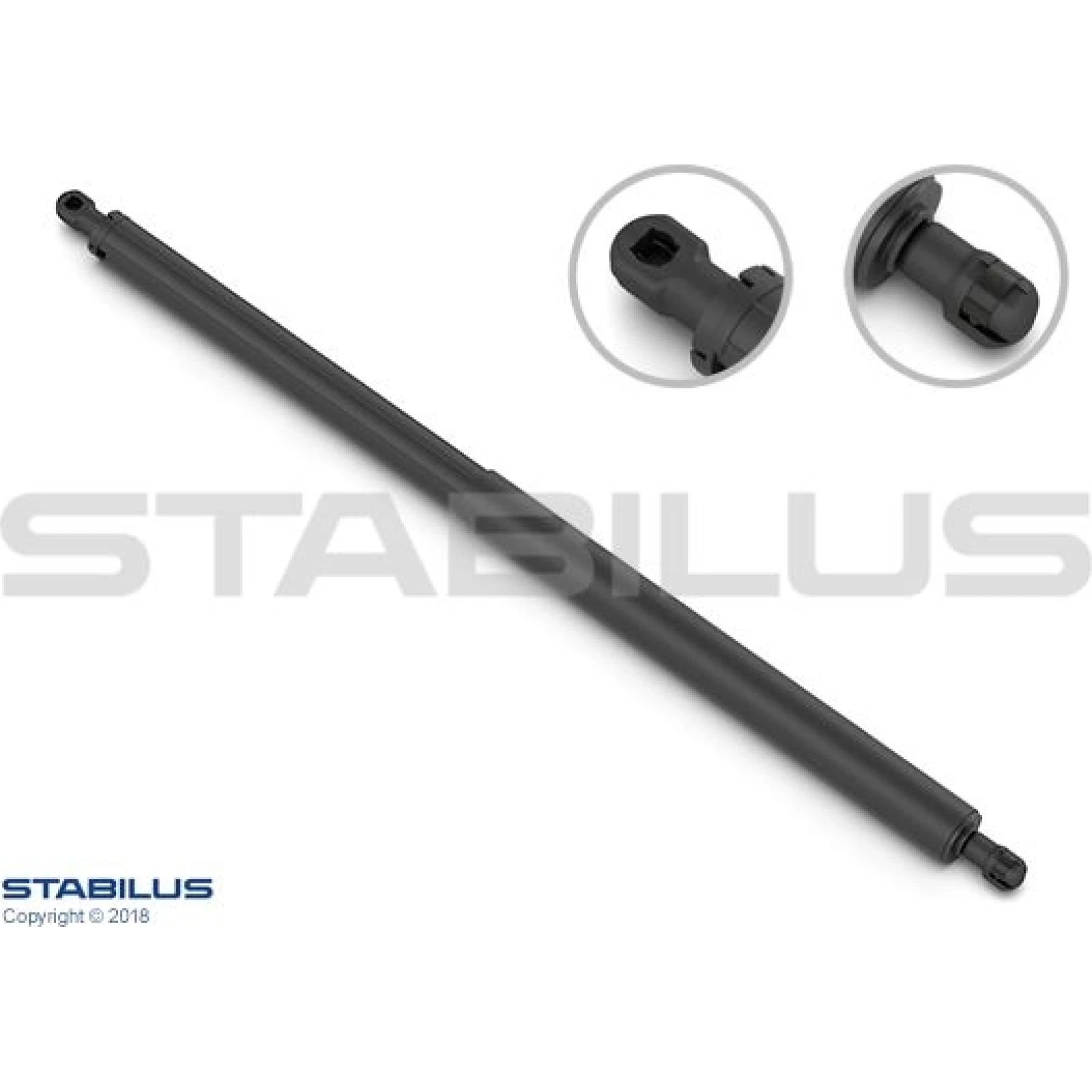 Gasfeder, Hinten L 689 540N 433572
