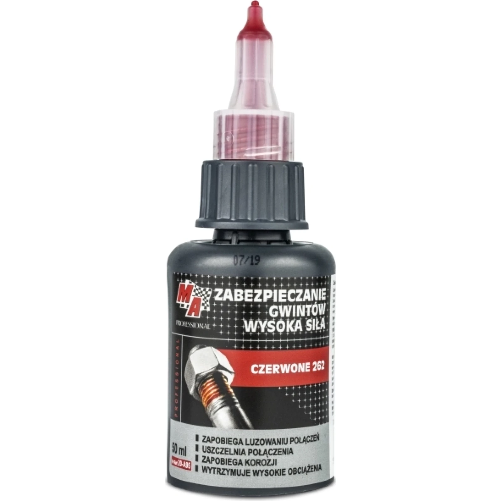 MOJE AUTO AMT20-A95 Gewindesicherung rot, hochfest 50 ml bis +149 °C