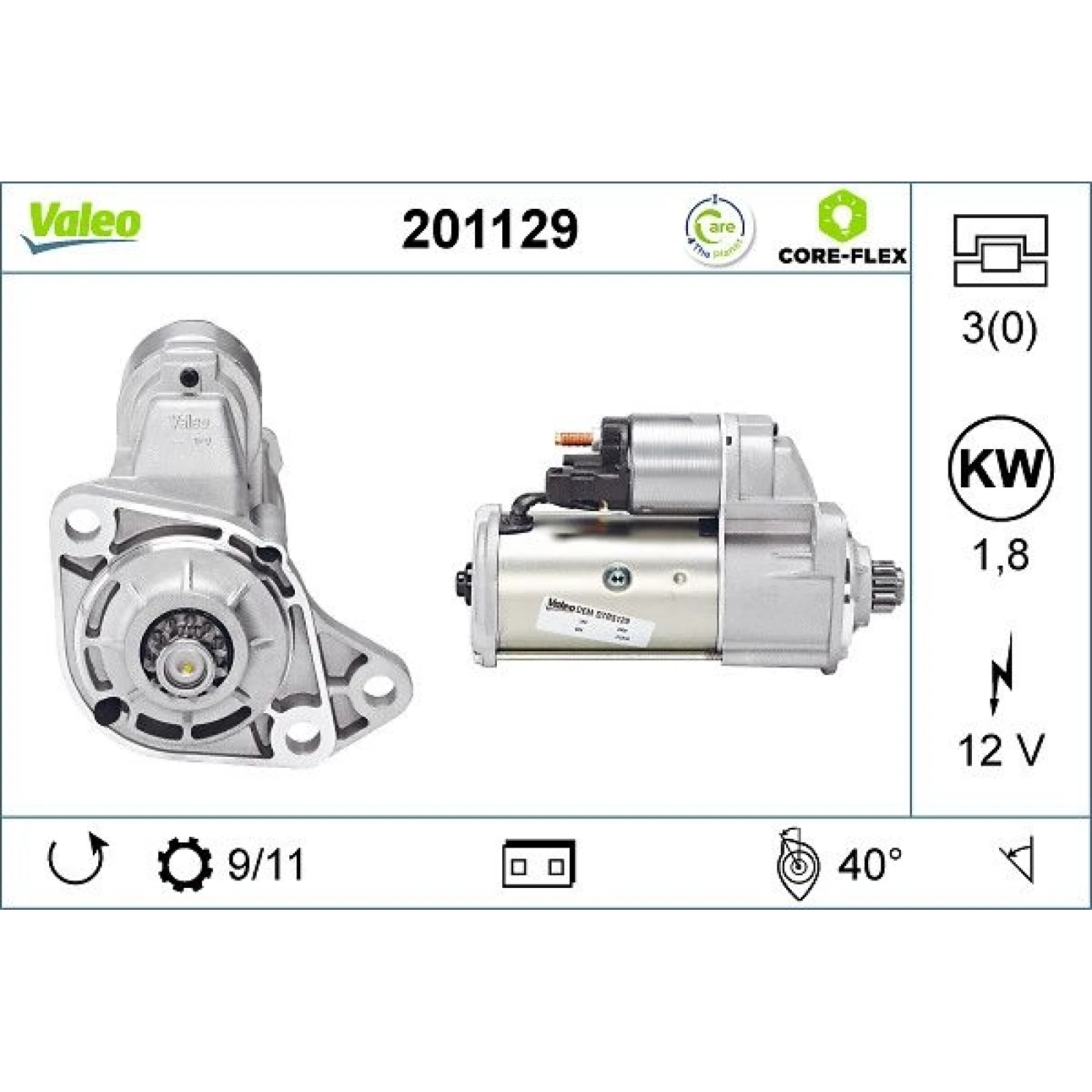 VALEO Anlasser 201129