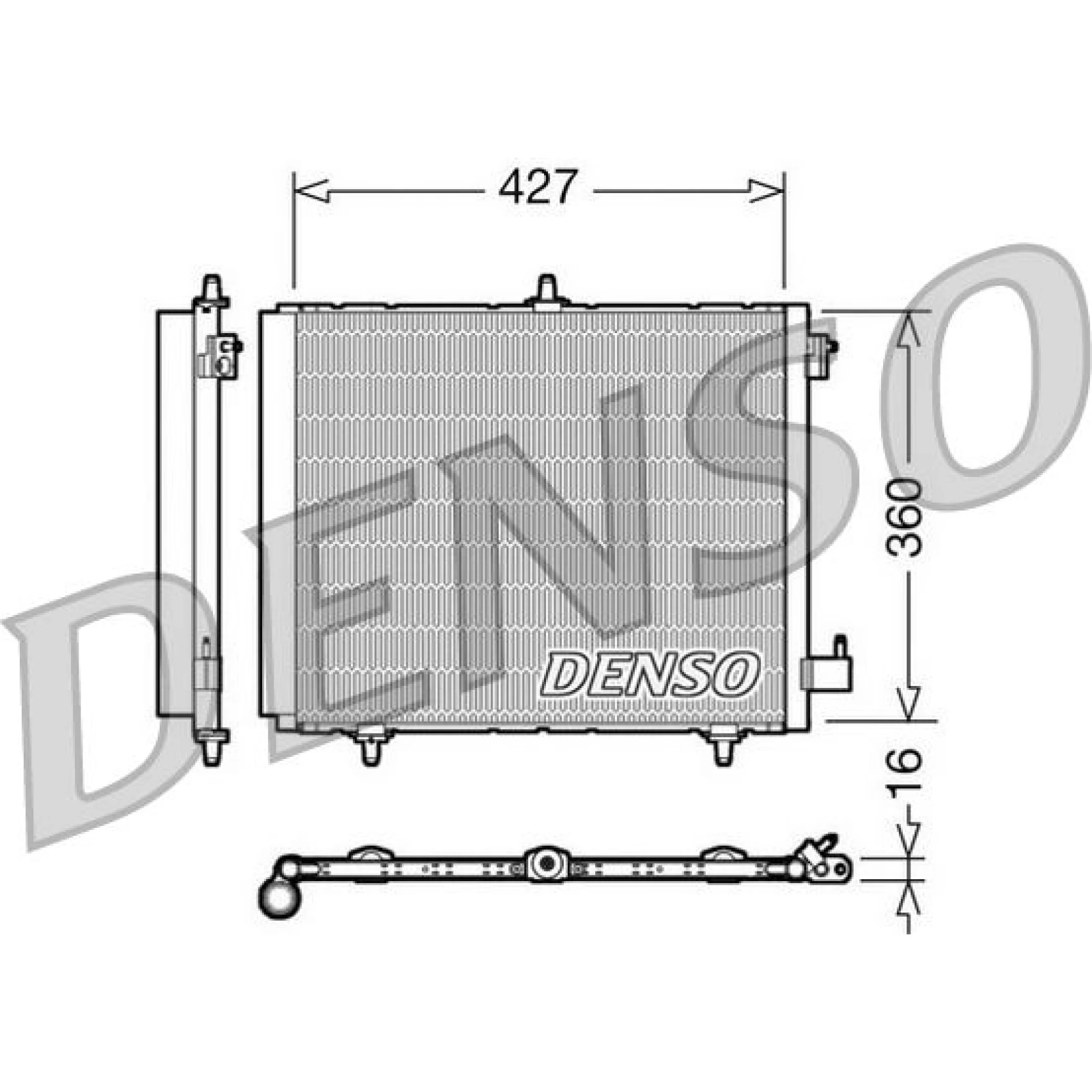 DENSO Klimaanlagenkühler DCN21009