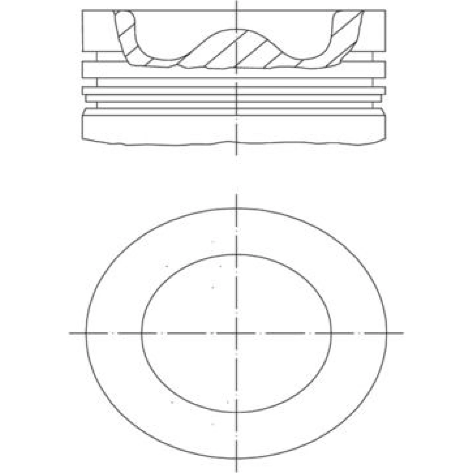 MAHLE Kolben 039 PI 00127 000