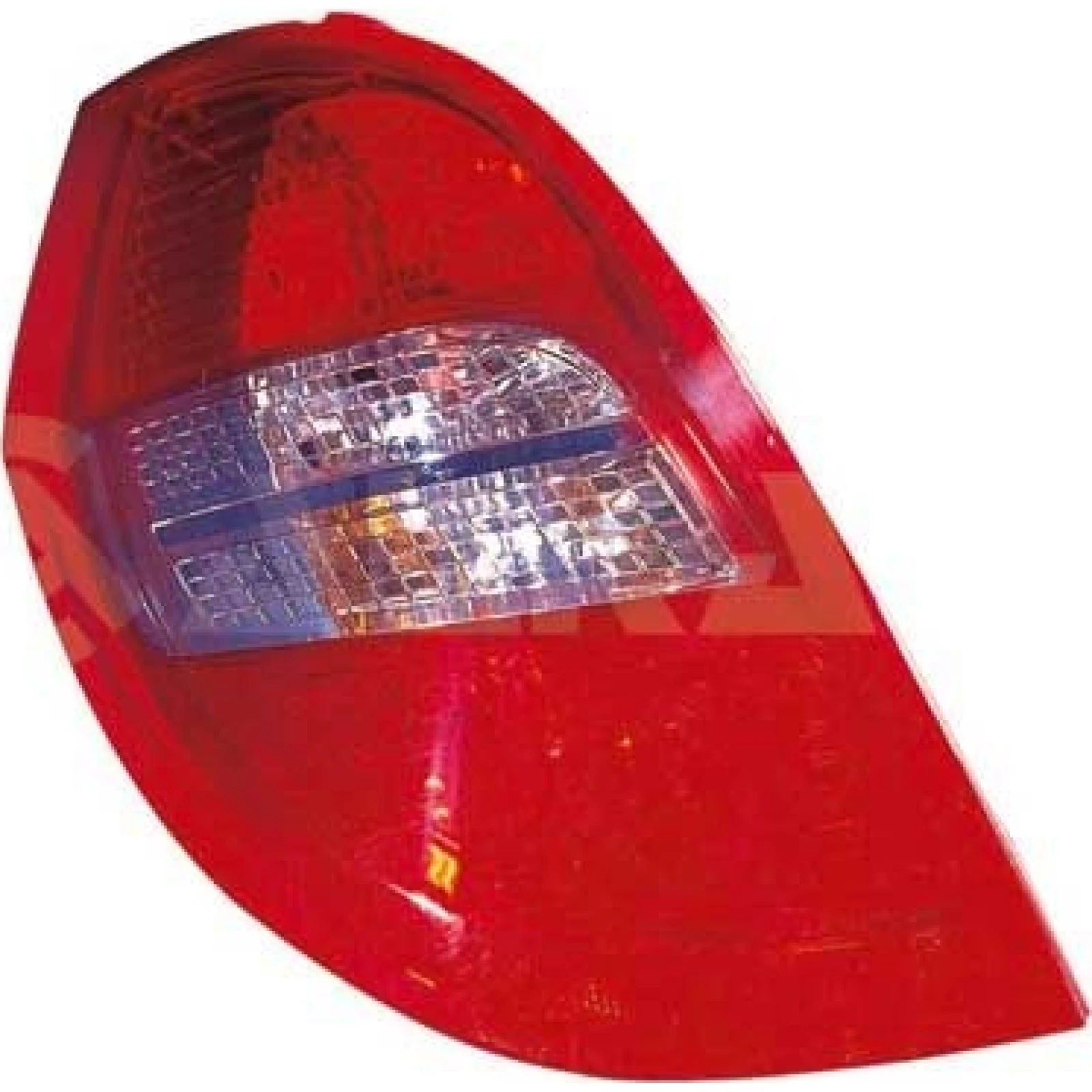 Heckleuchte R O K-PLATTE ROT/WEISS 3906,659,3