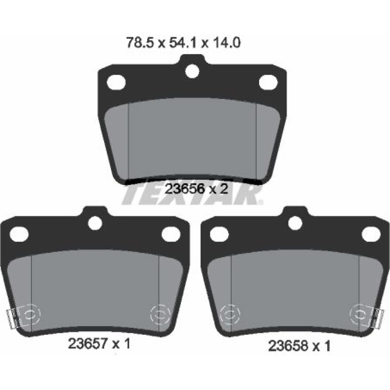Bremsbelagsatz Toyota T. Rav-4 2365601