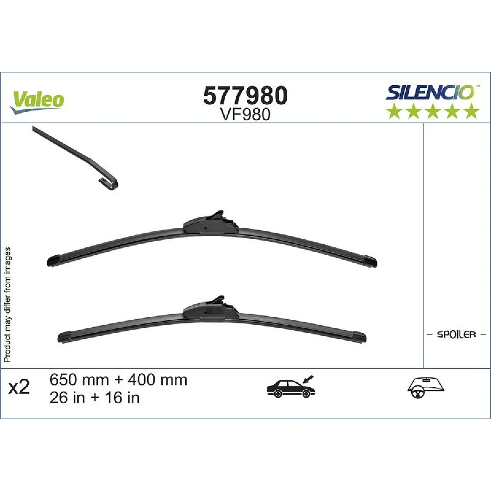 VALEO Silencio Flat Blade Set 577980