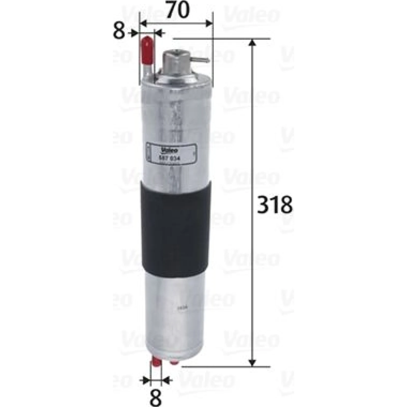 VALEO Kraftstofffilter 587034