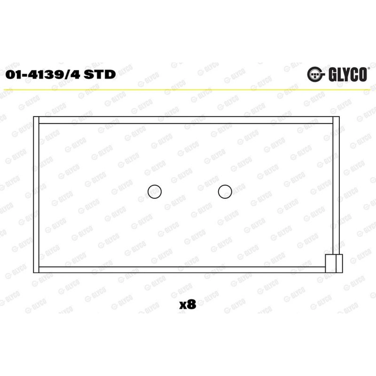 PLEUELLAGER 01-4139/4 STD