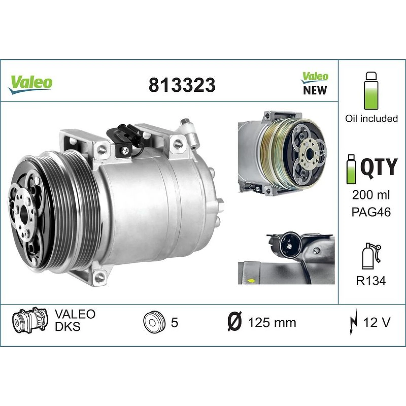 Kompressor, Klimaanlage 813323