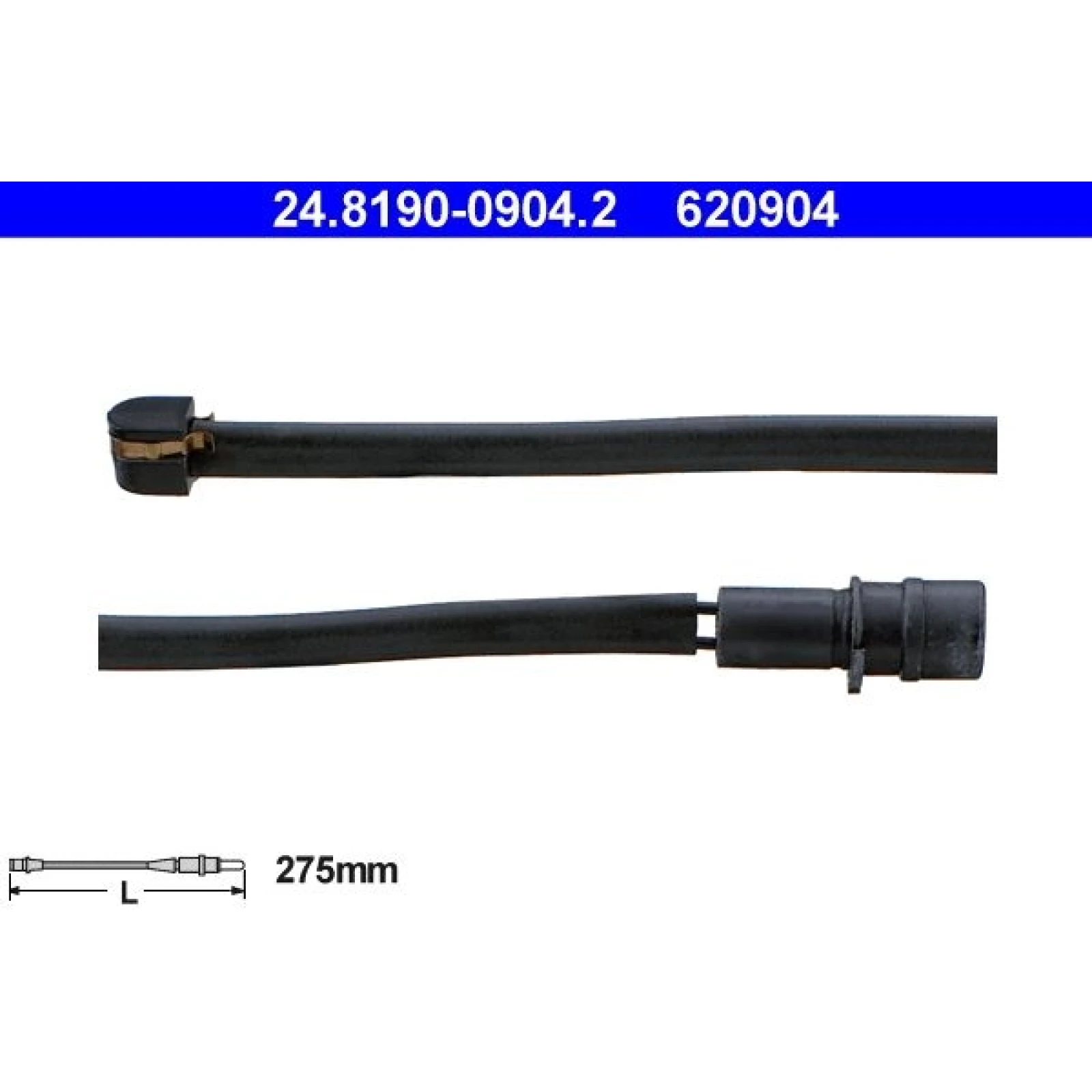 ATE Bremsbelagverschleißsensor 24.8190-0904.2