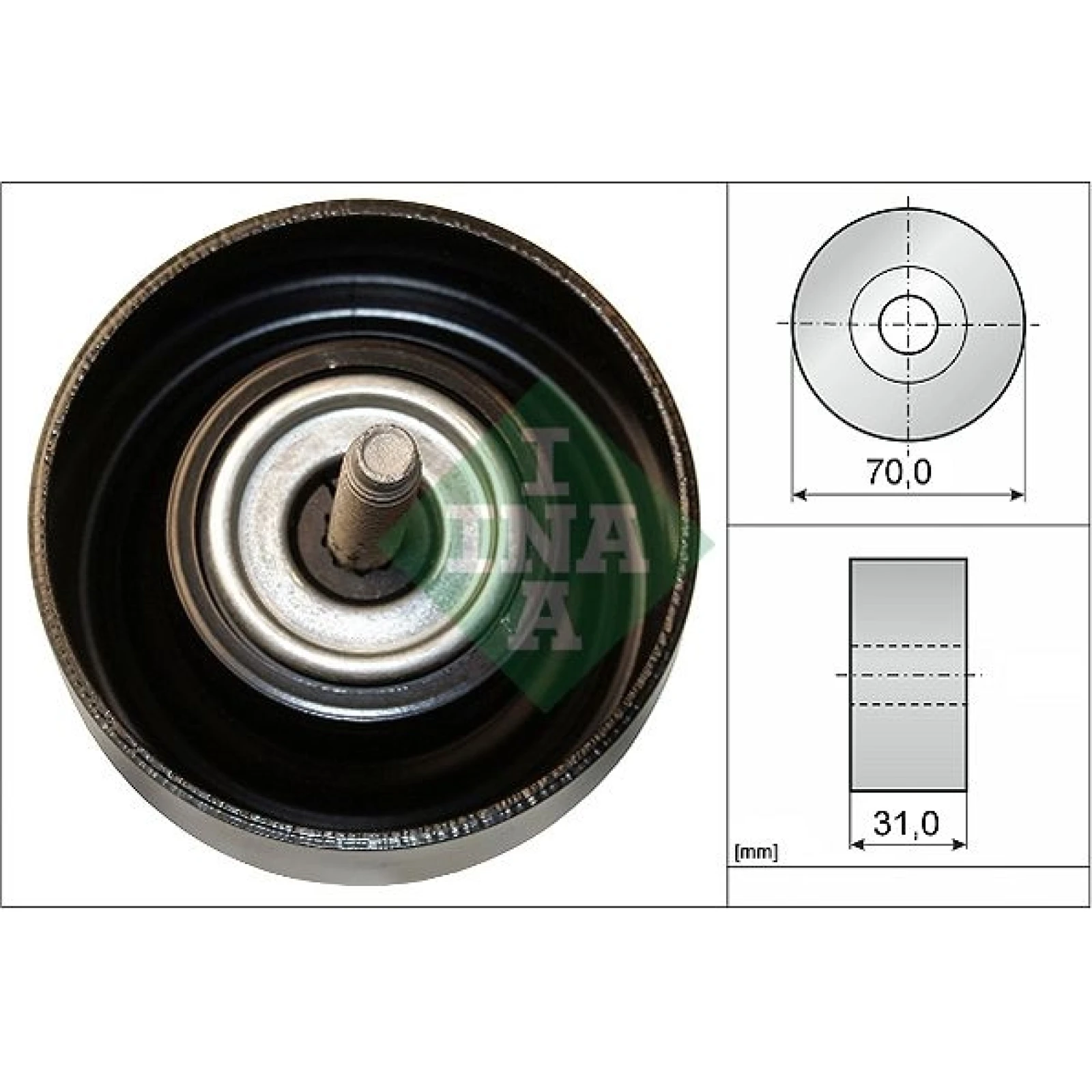Umlenk-/Führungsrolle, Keilrippenriemen 532 0614 10